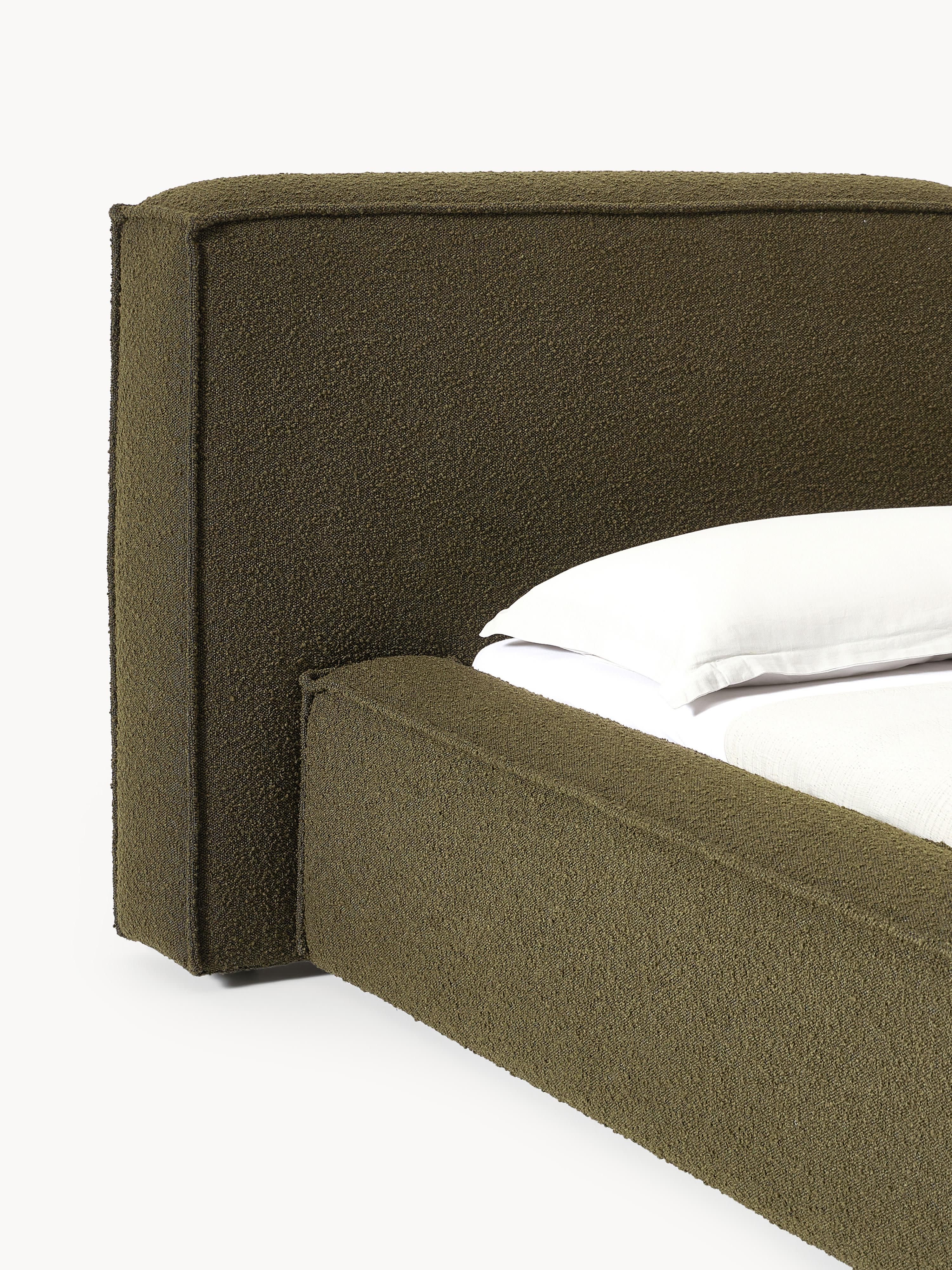 Lennon Upholstered Bouclé Bed