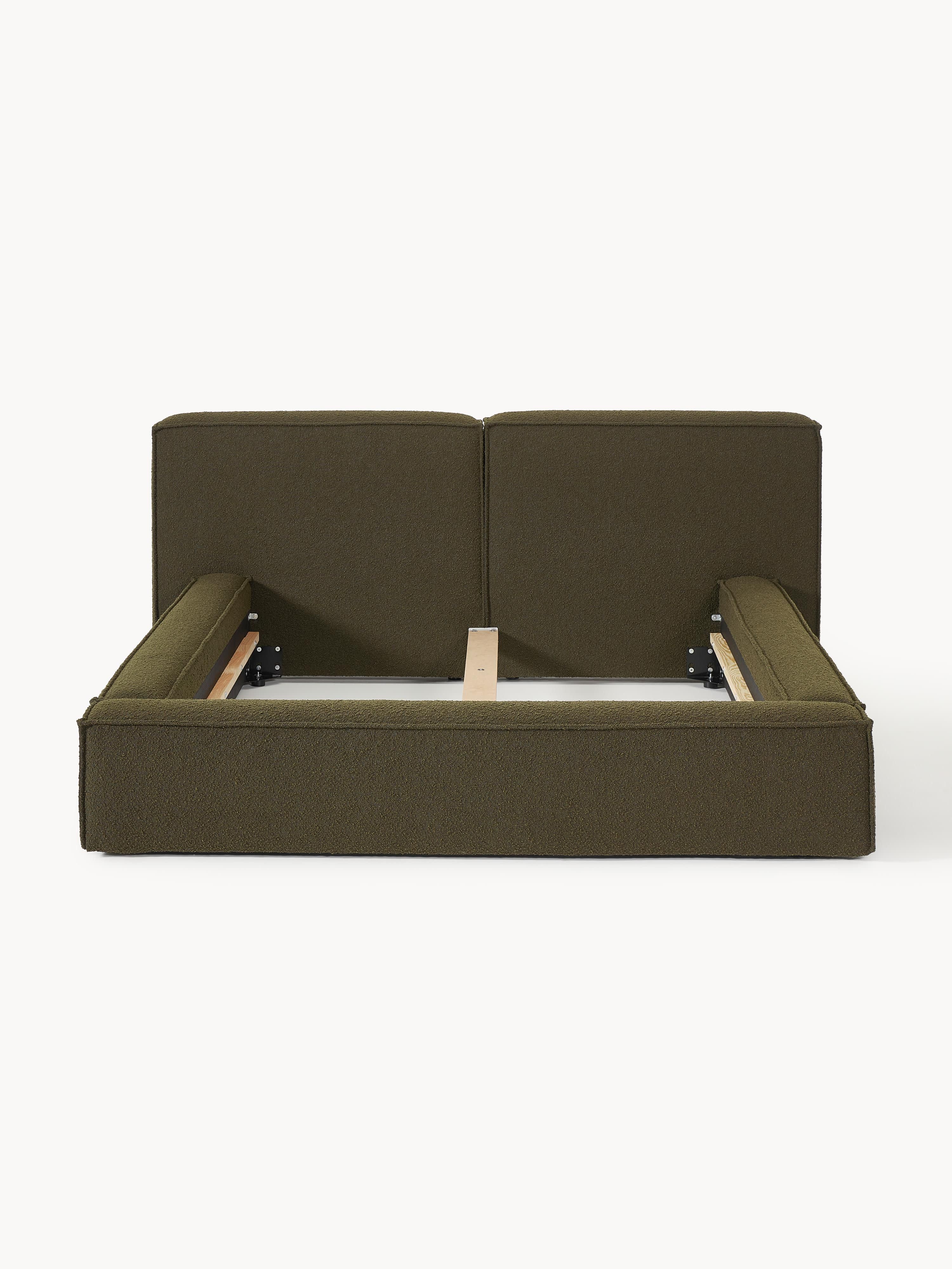 Lennon Upholstered Bouclé Bed