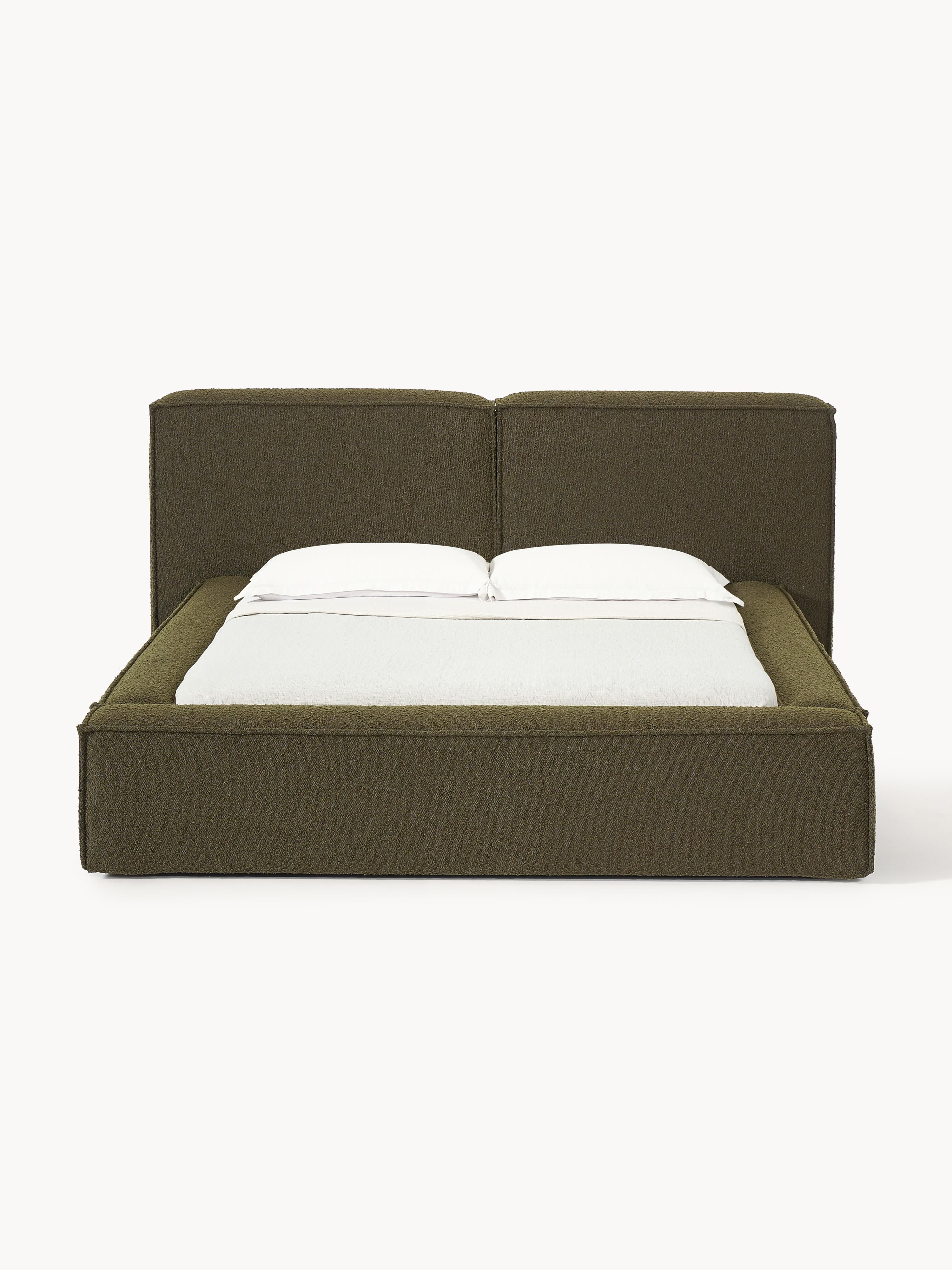 Lennon Upholstered Bouclé Bed