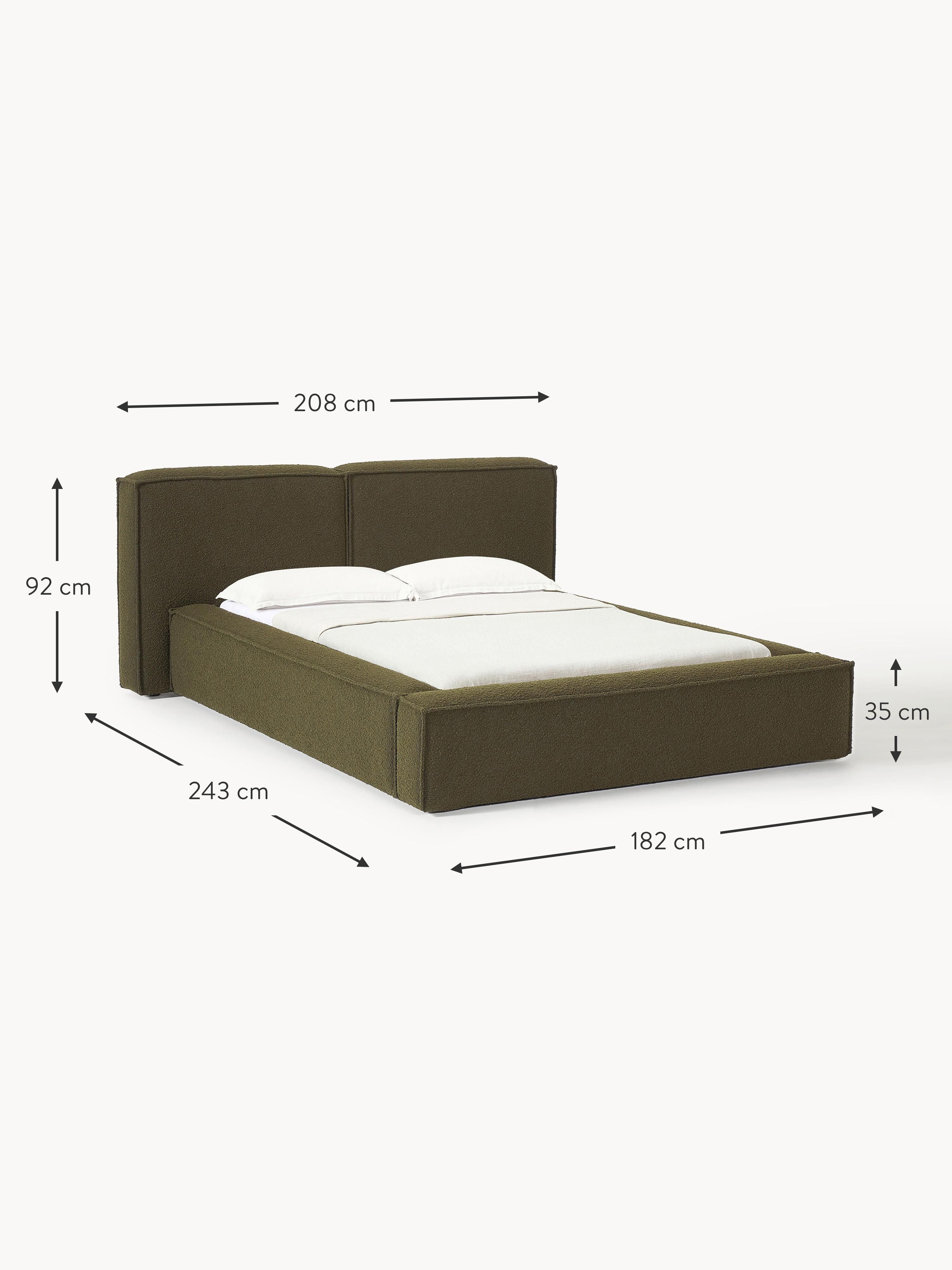 Lennon Upholstered Bouclé Bed