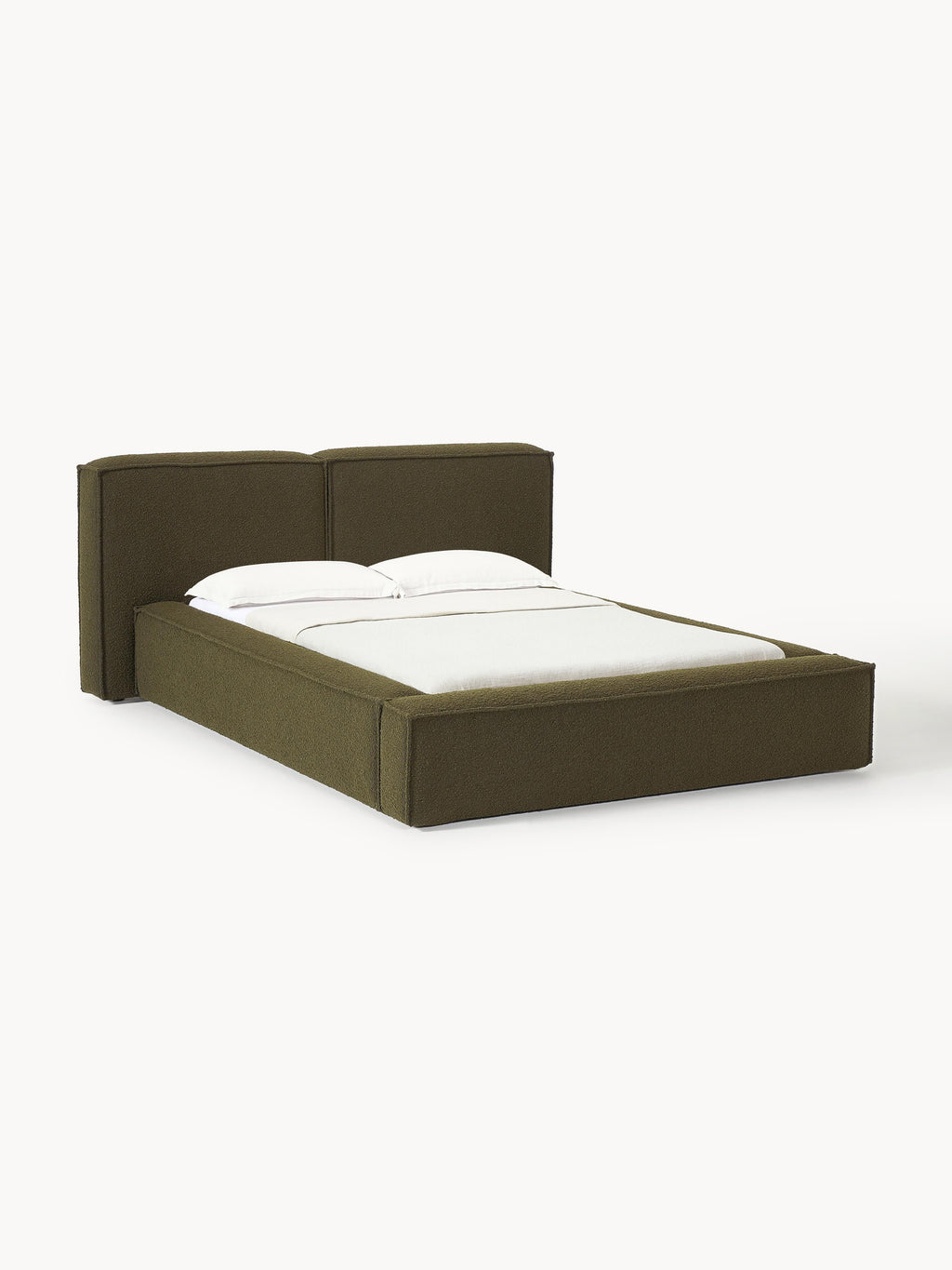 Lennon Upholstered Bouclé Bed