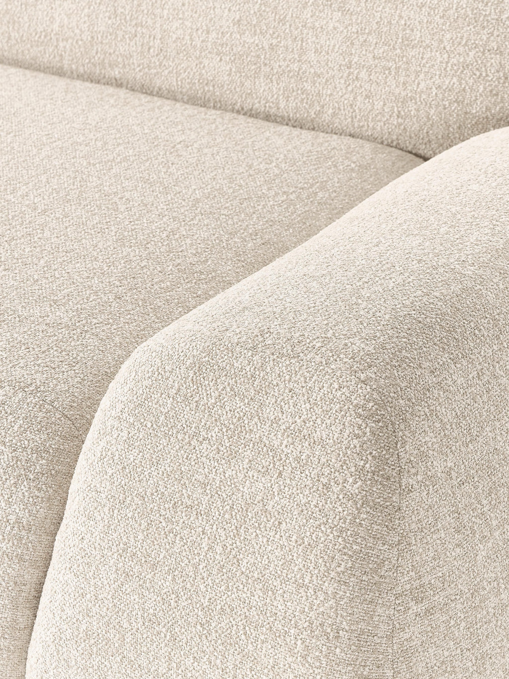 Wolke Modular Bouclé Sofa (4-seater)