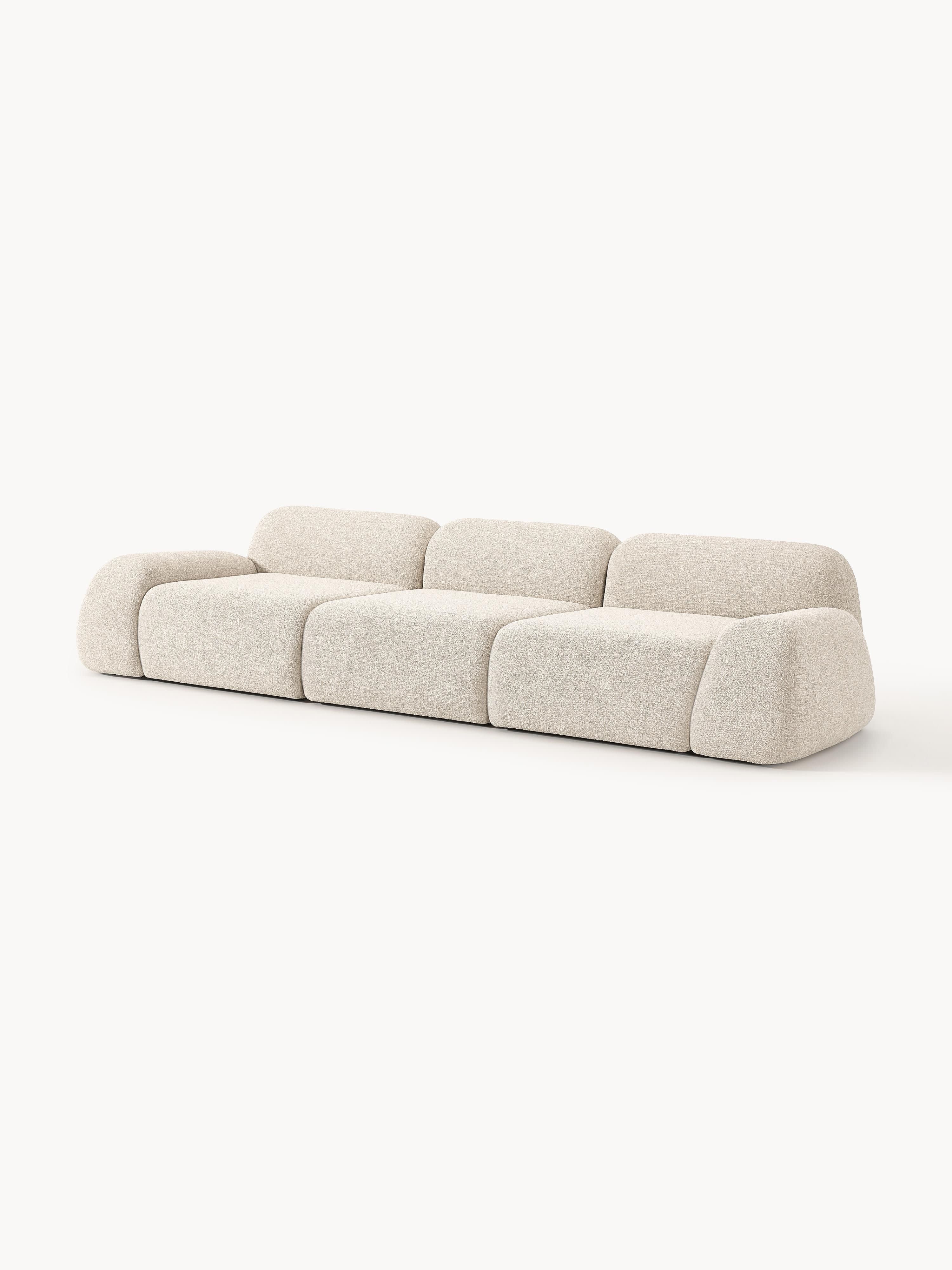 Wolke Modular Bouclé Sofa (4-seater)