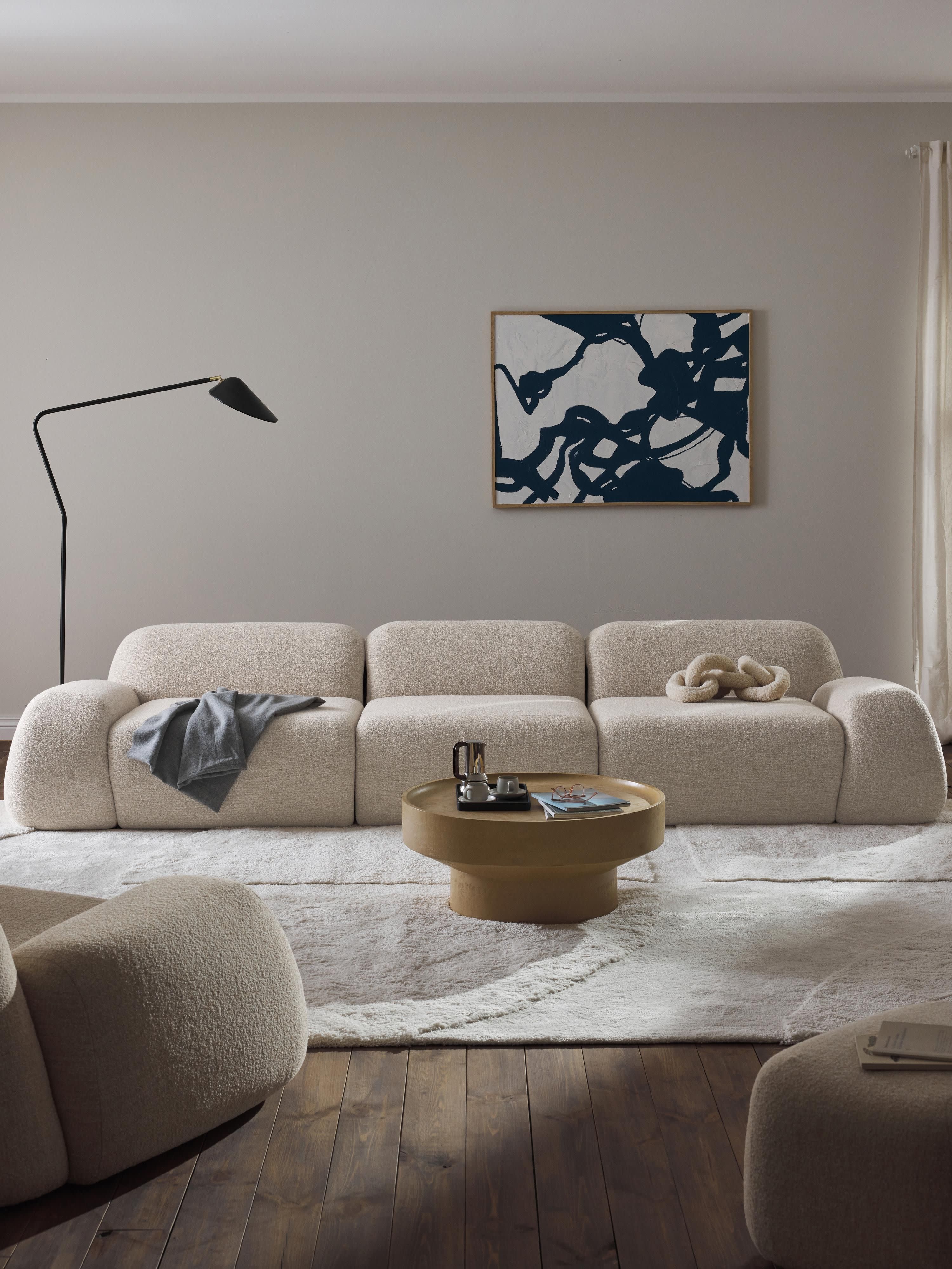 Wolke Modular Bouclé Sofa (4-seater)