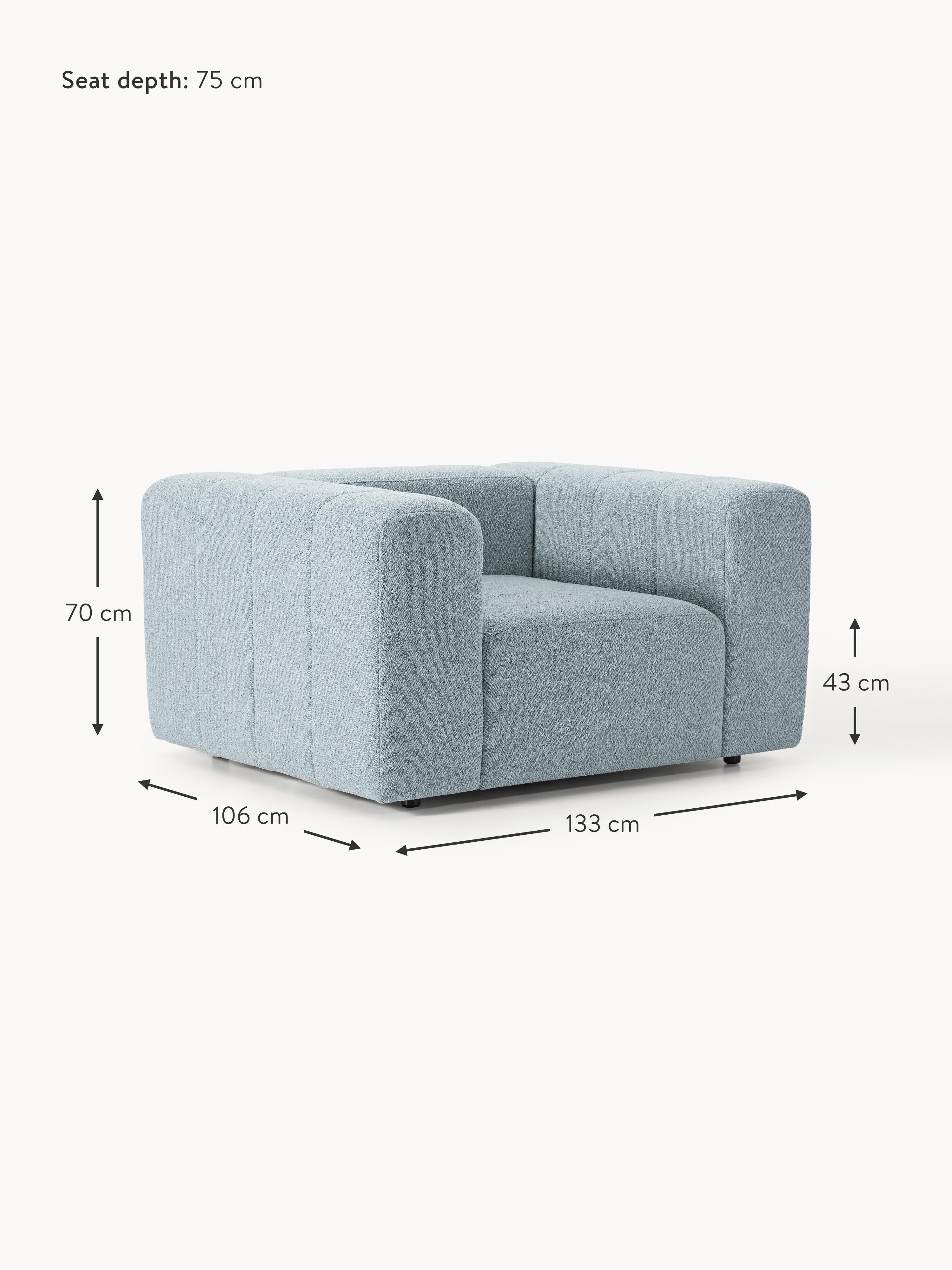 Lena Bouclé Lounge Chair