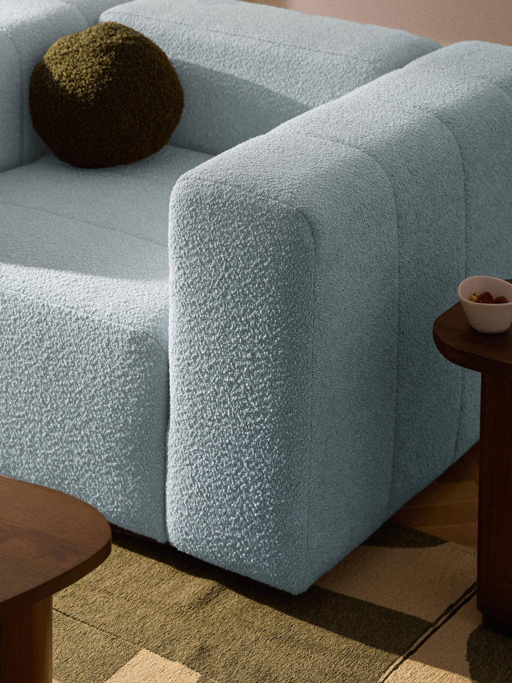 Lena Bouclé Lounge Chair