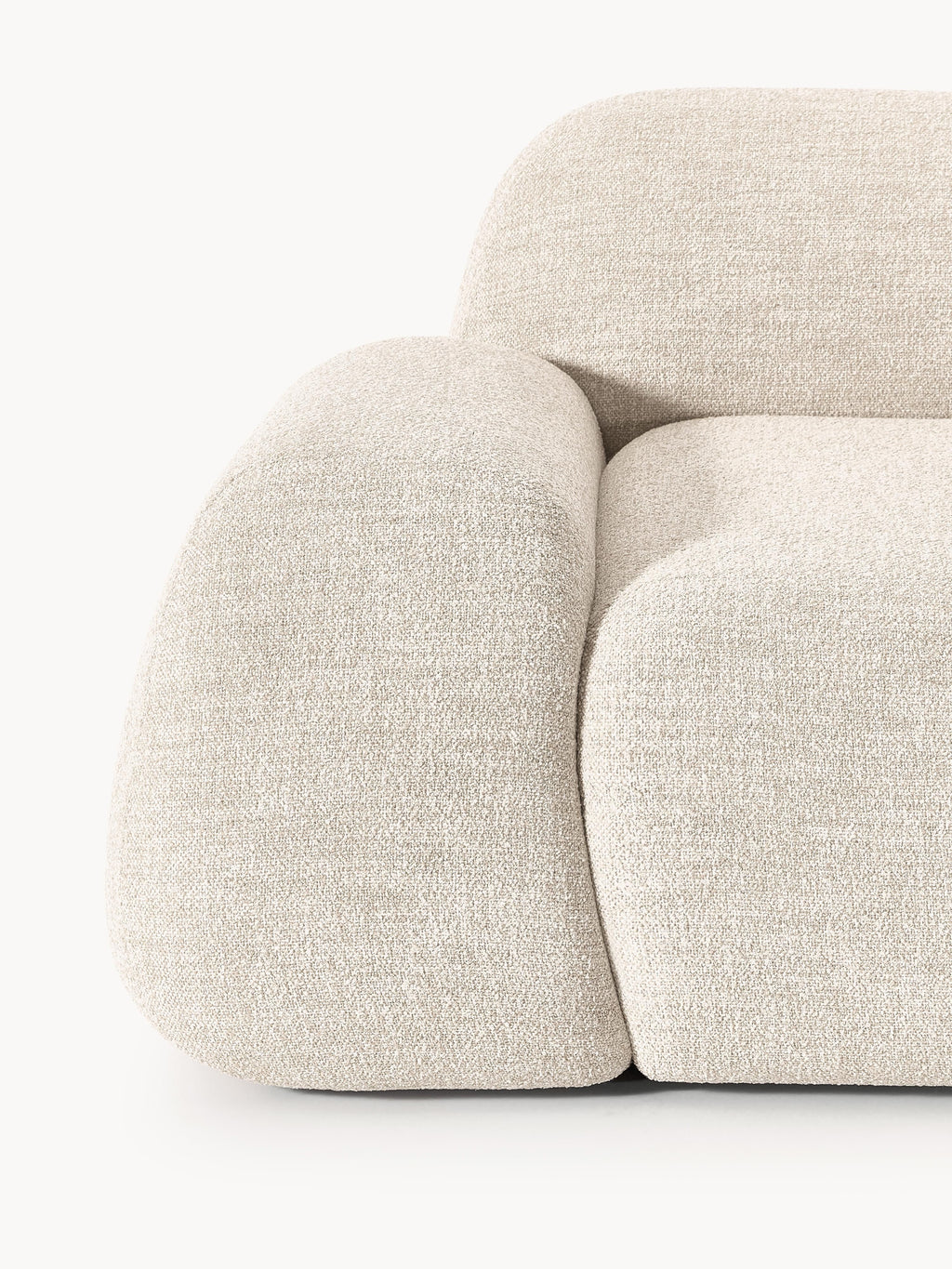 Wolke Modular Bouclé Corner Sofa (4-seater)