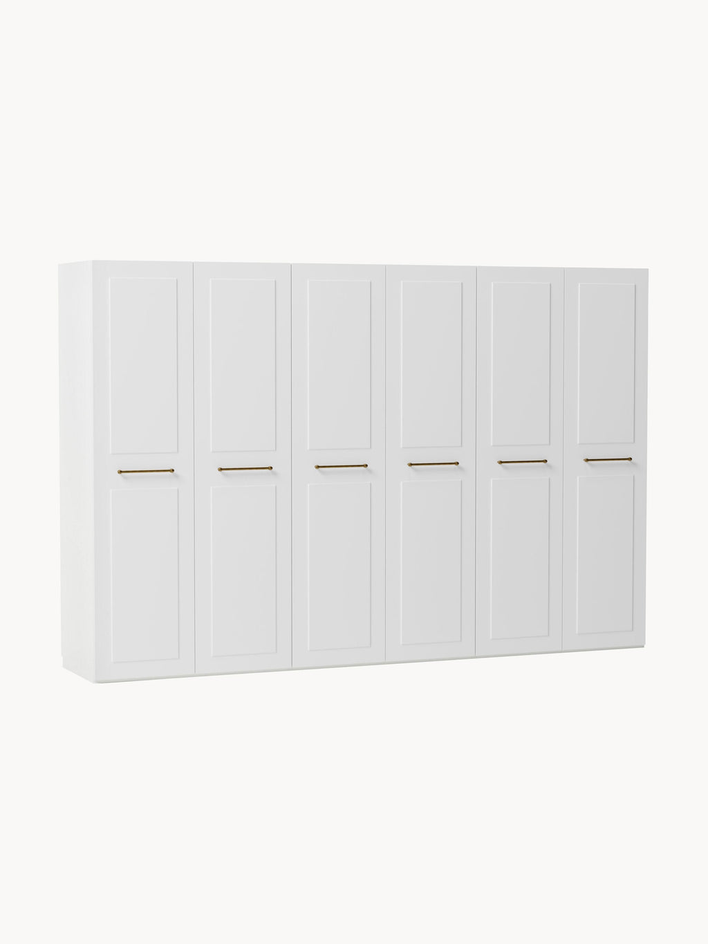 Gallery image 1 - Modular Hinged Door Wardrobe Charlotte, 100 cm Wide, in various sizes