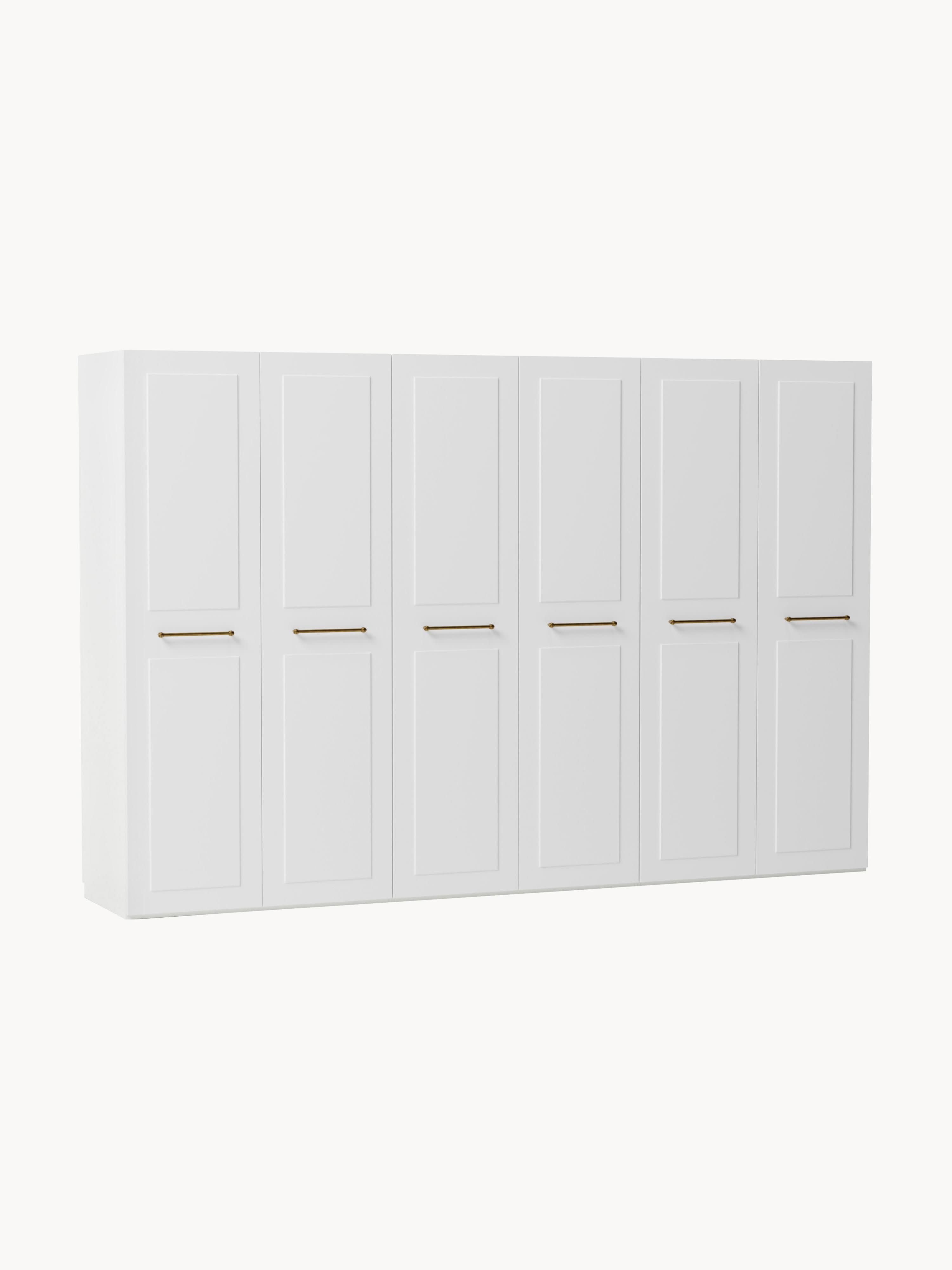 Gallery image 1 - Modular Hinged Door Wardrobe Charlotte, 100 cm Wide, in various sizes