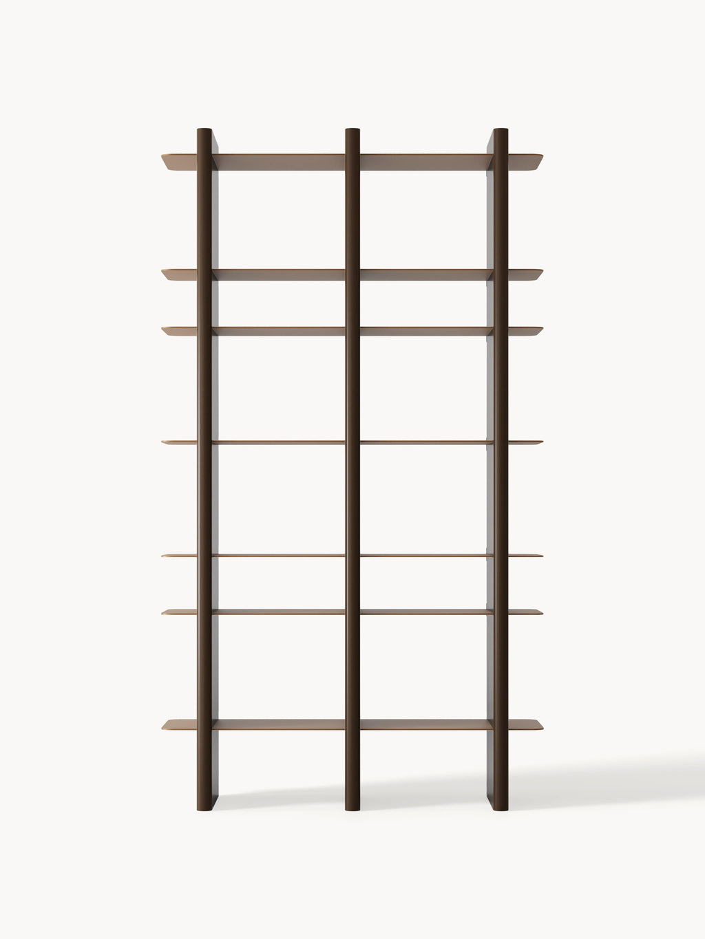 Rami Tall Shelving Unit with Metal Elements