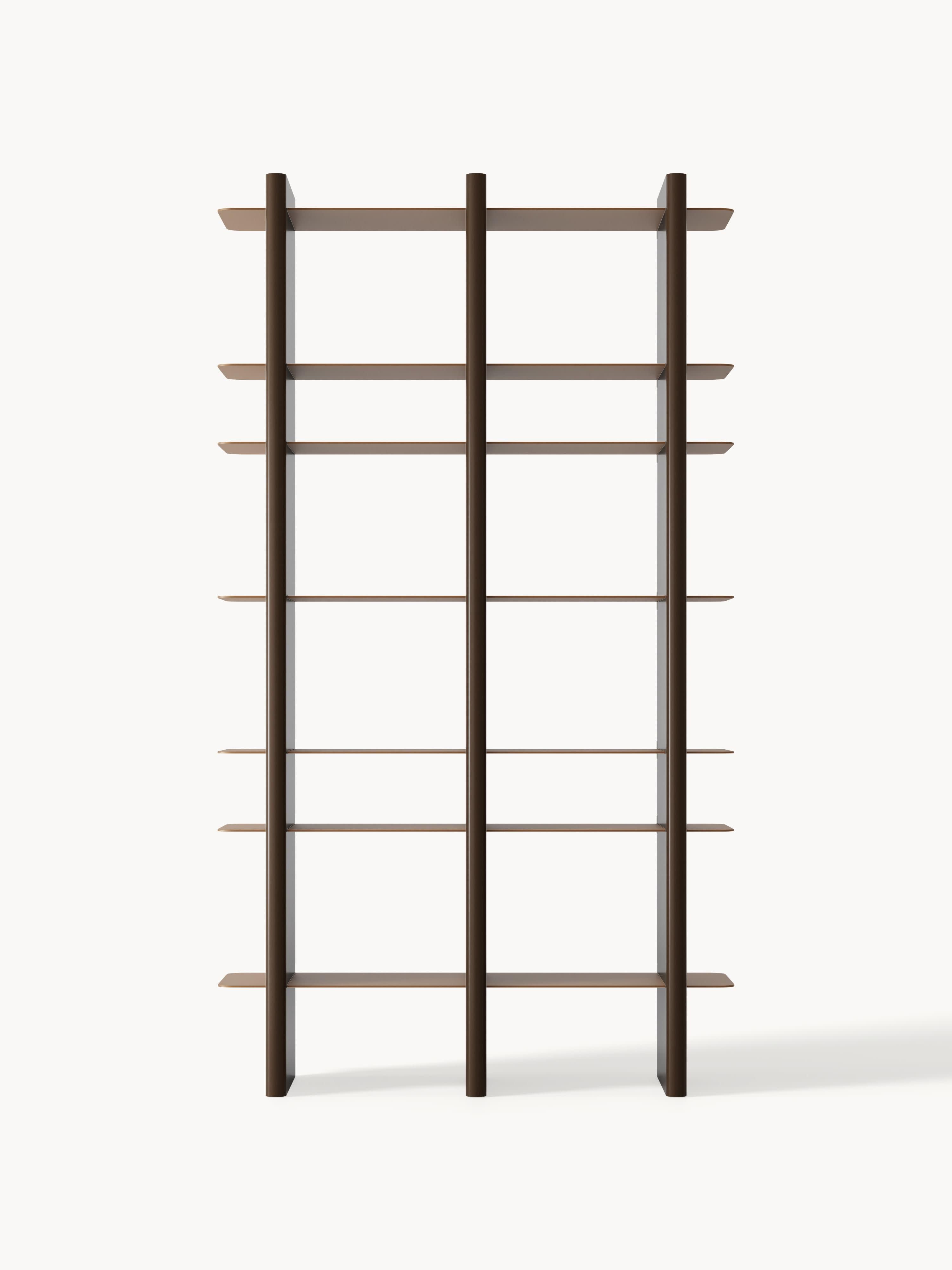 Rami Tall Shelving Unit with Metal Elements