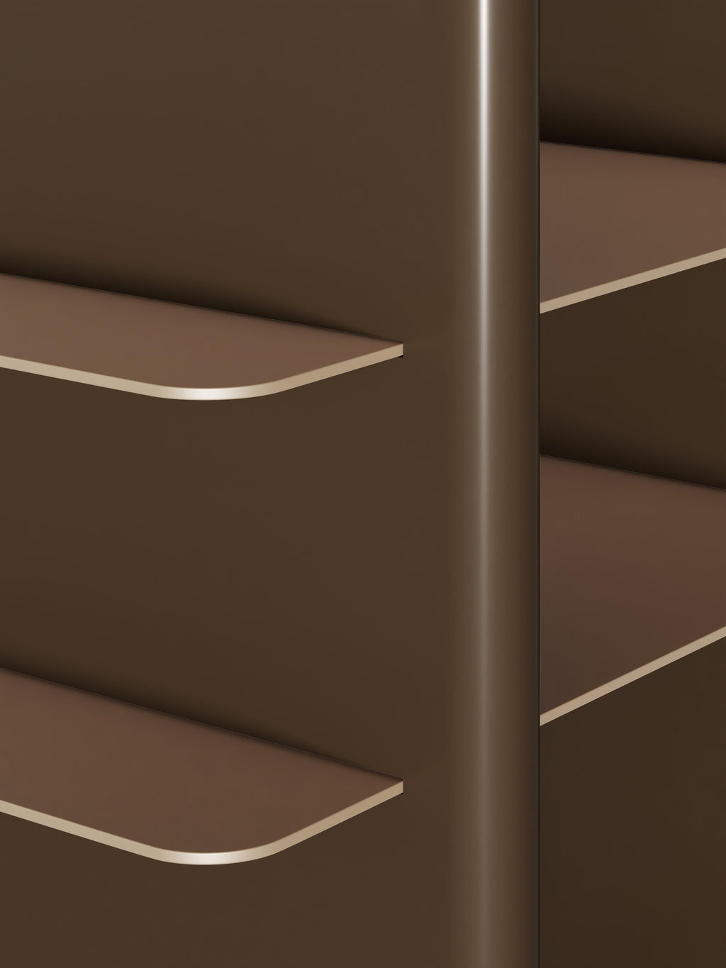 Rami Tall Shelving Unit with Metal Elements