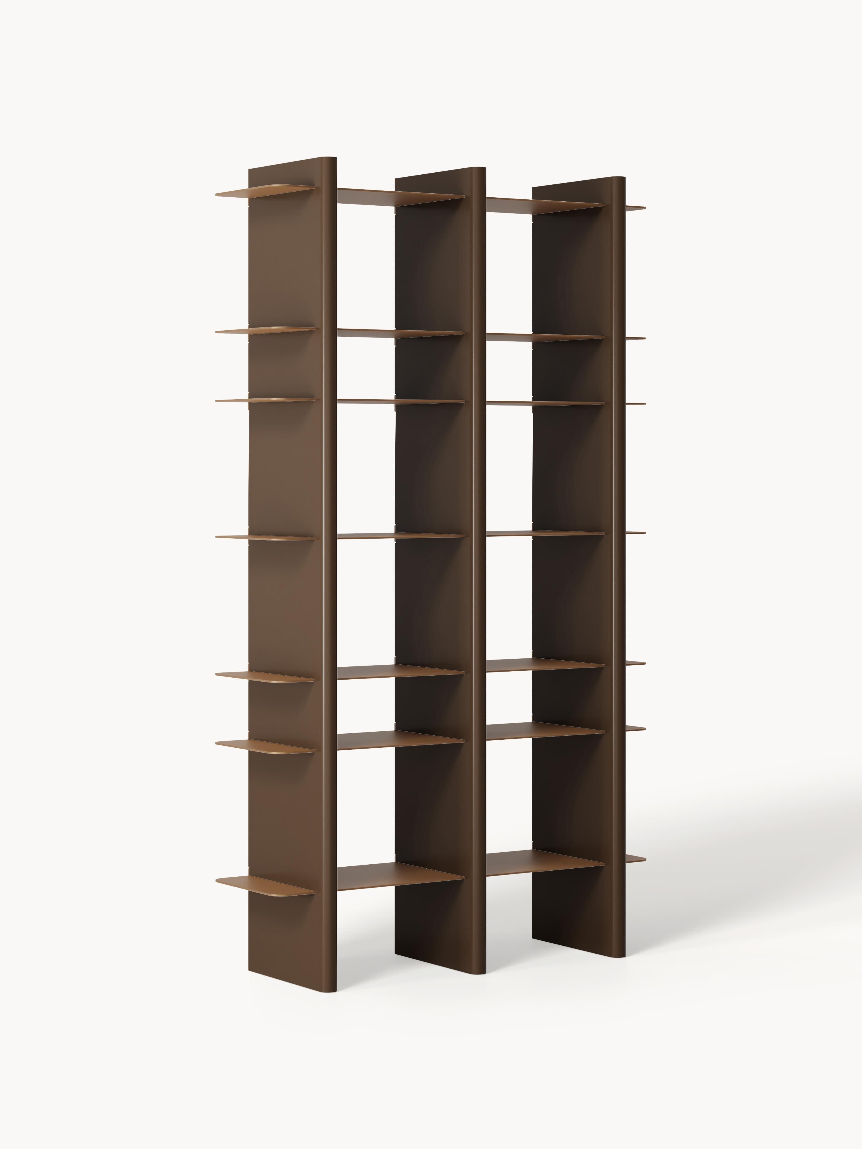 Gallery image 1 - Tall Shelving Unit Rami with Metal Elements