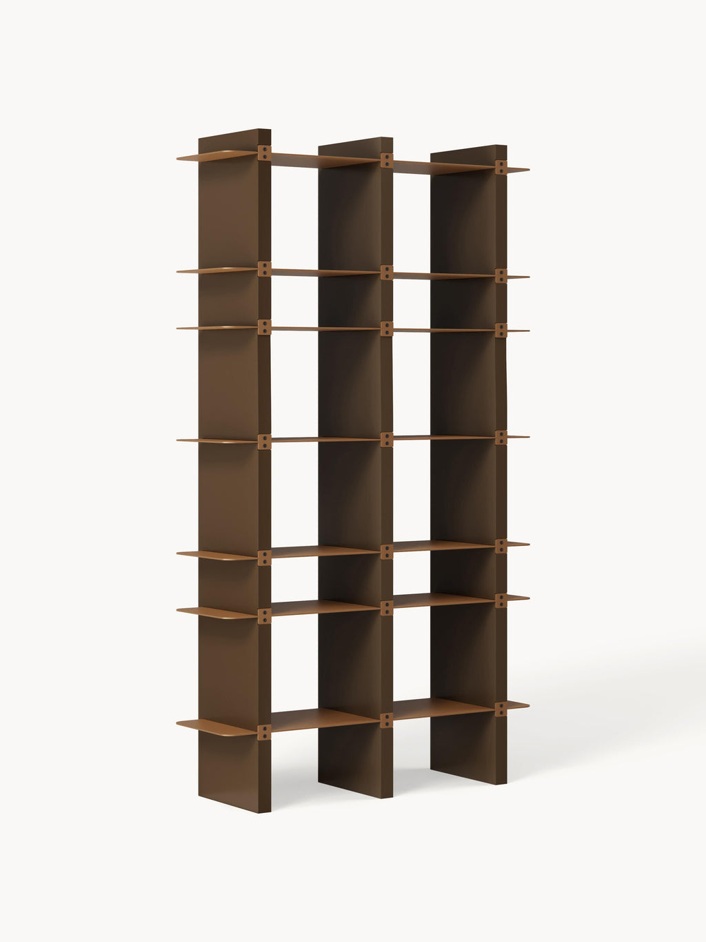Rami Tall Shelving Unit with Metal Elements