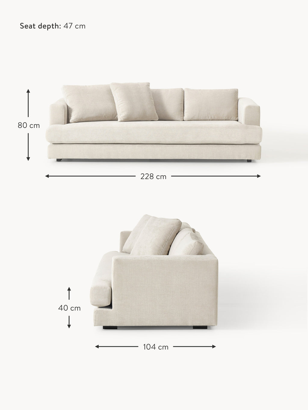 Tribeca Sofa (3-seater)