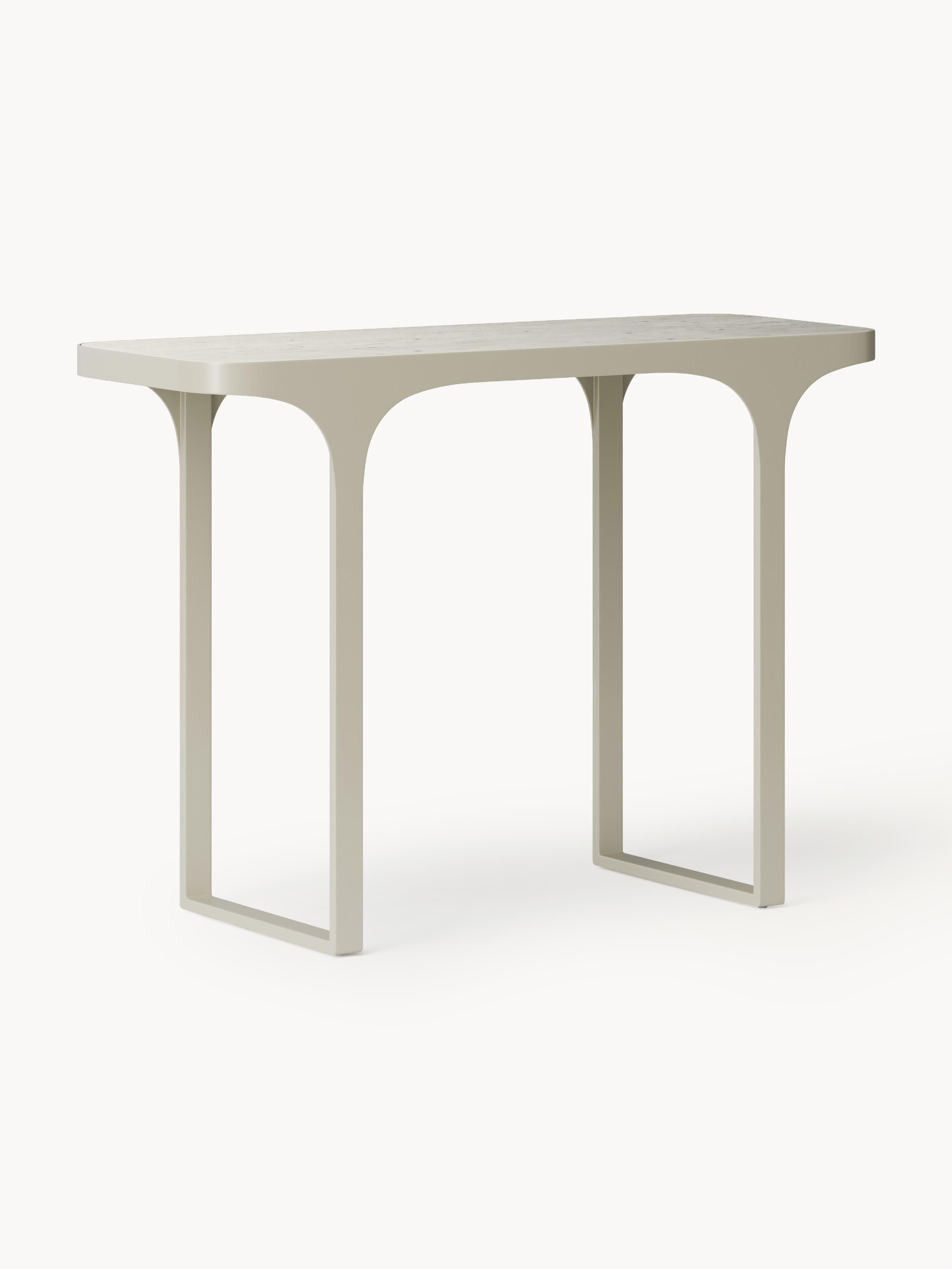 Gallery image 1 - Travertine Effect Console Table Bella