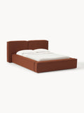 Gallery image 1 - Upholstered Bouclé Bed Lennon