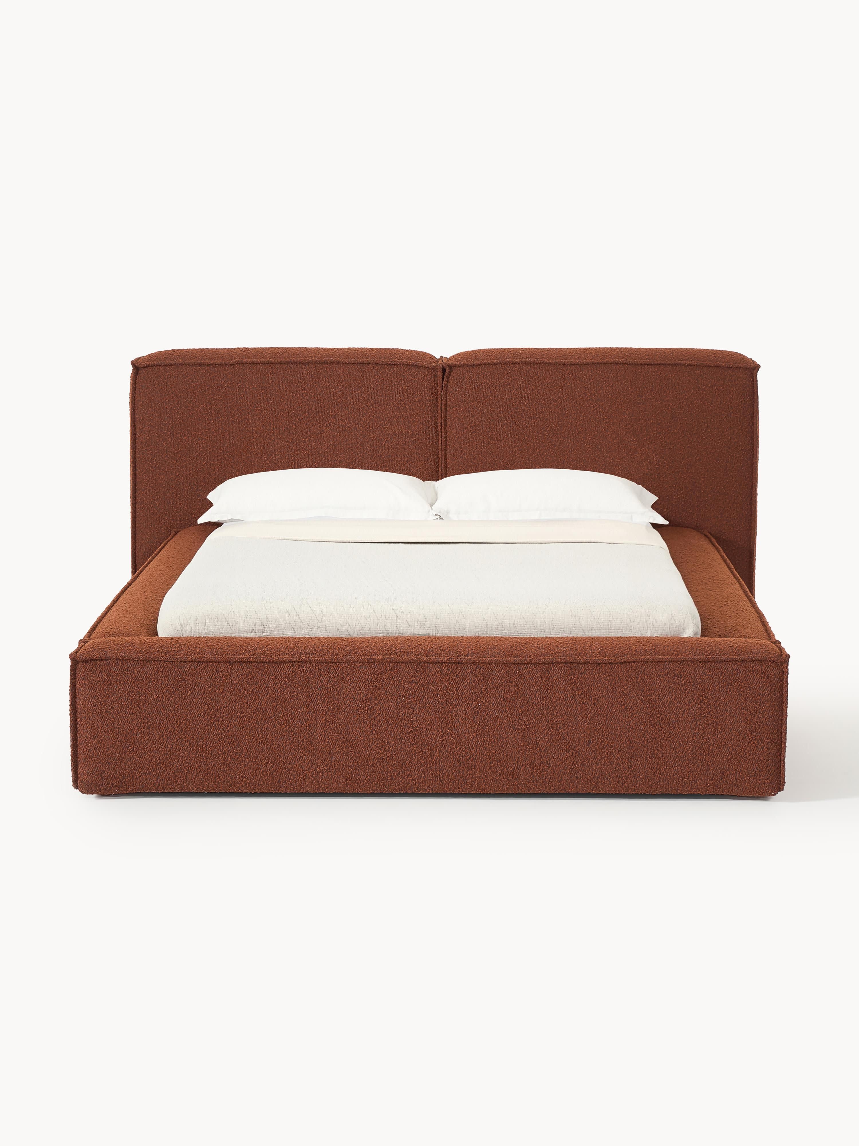 Lennon Upholstered Bouclé Bed