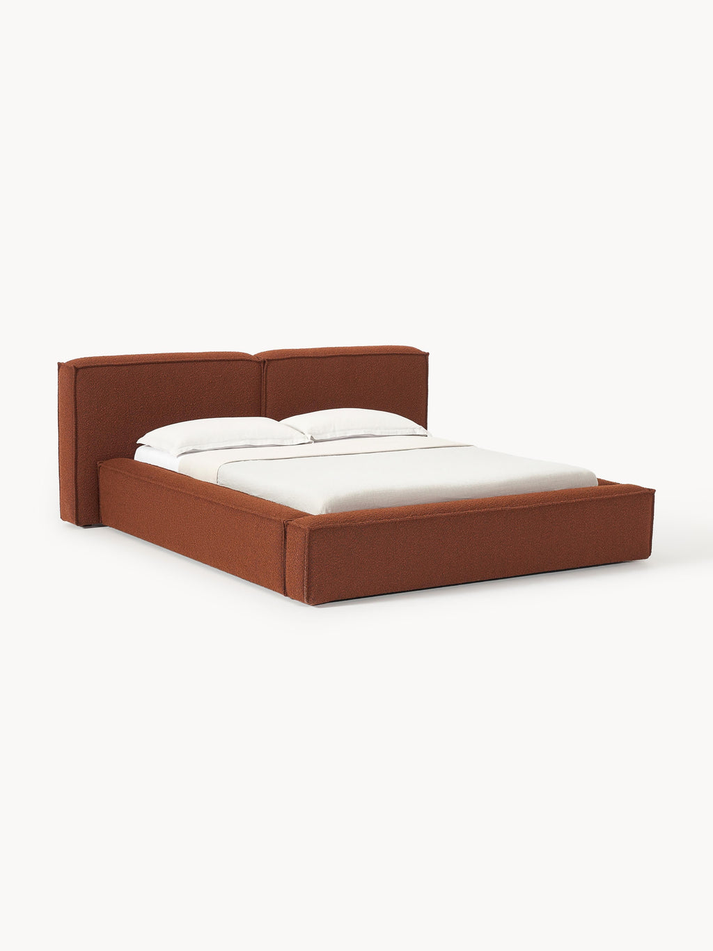 Lennon Upholstered Bouclé Bed