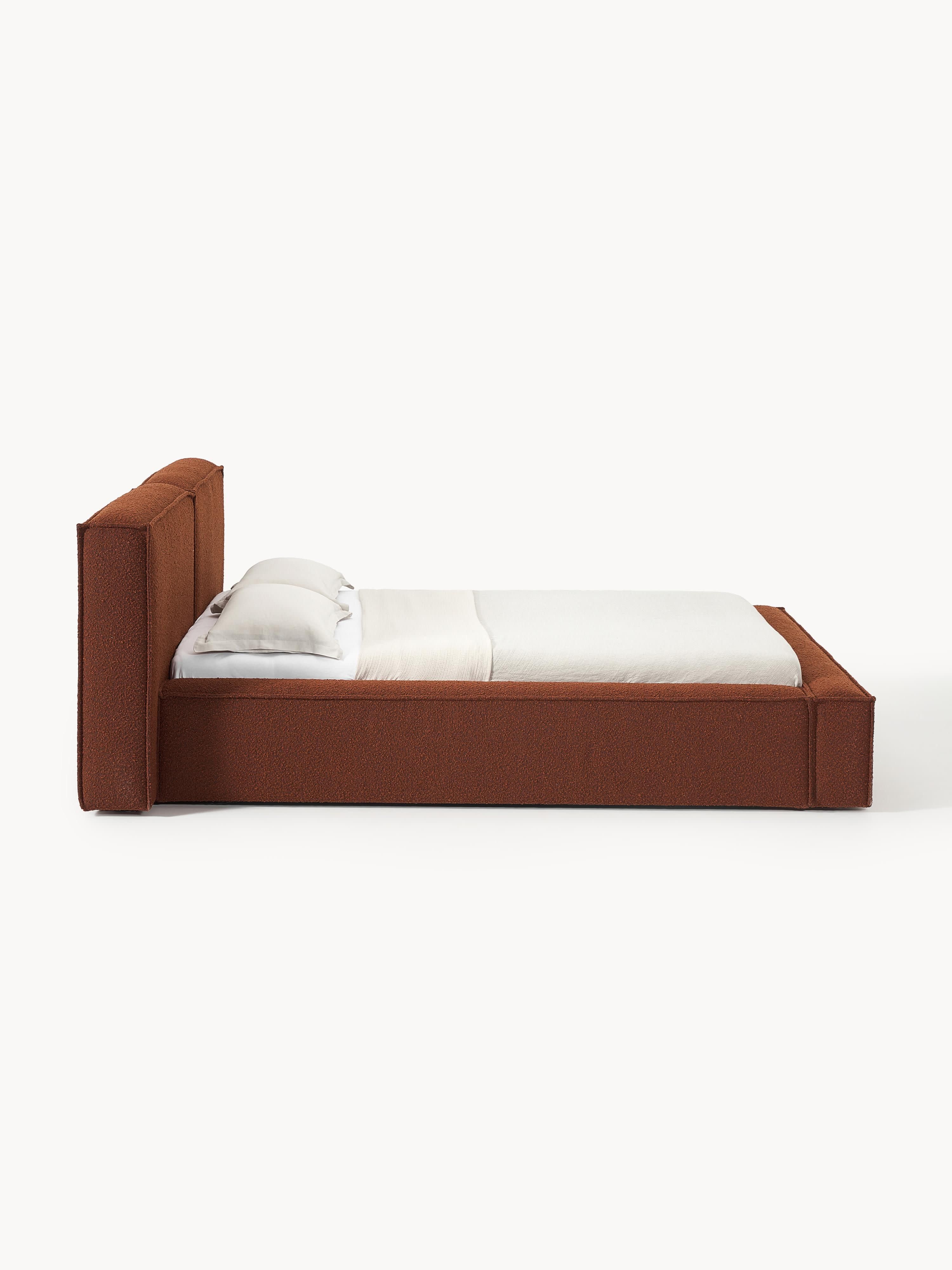 Lennon Upholstered Bouclé Bed