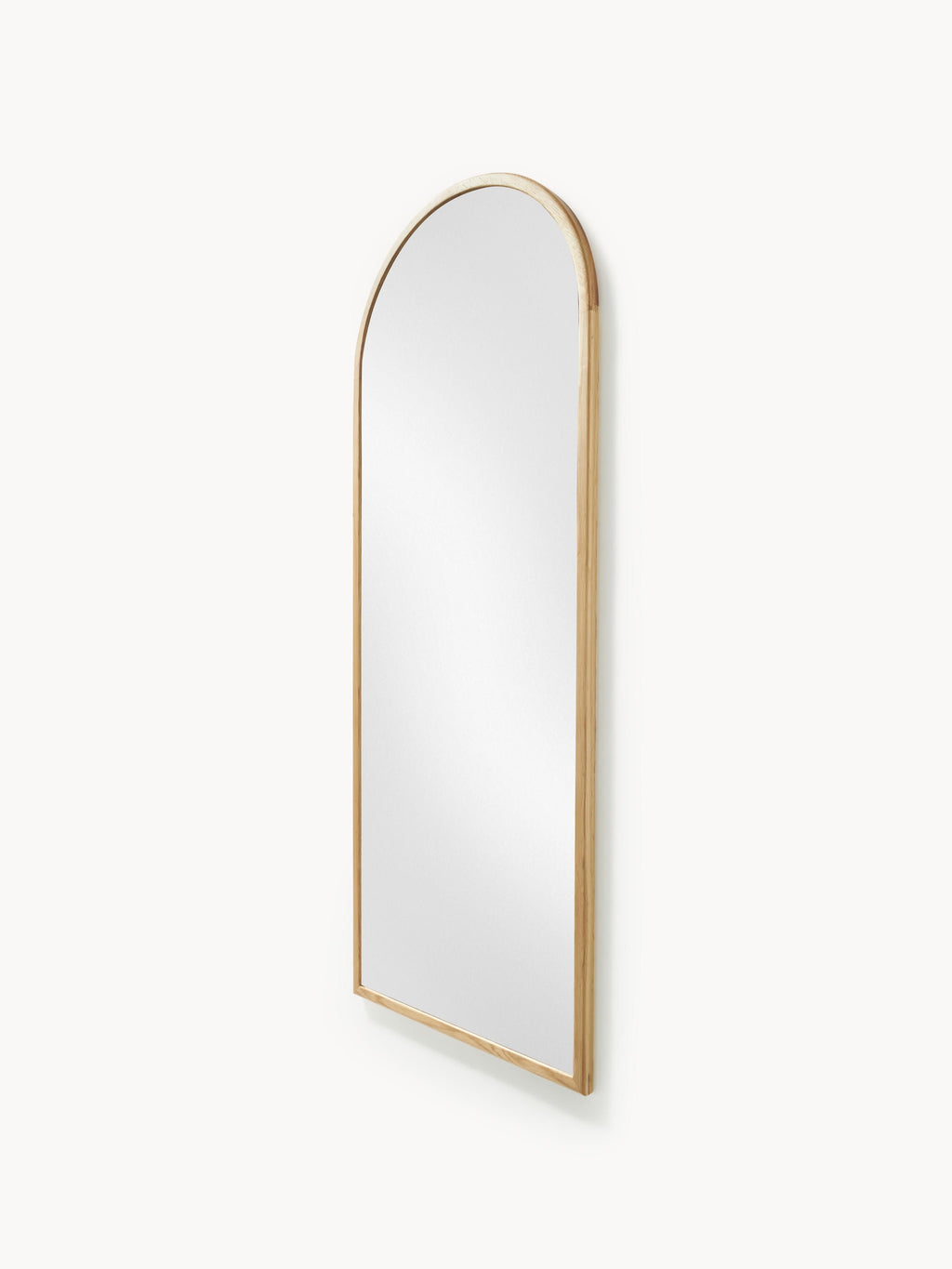 Levan Full-Length Leaner Mirror with Oak Wood Frame