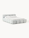 Gallery image 1 - Upholstered Bouclé Bed Tayla