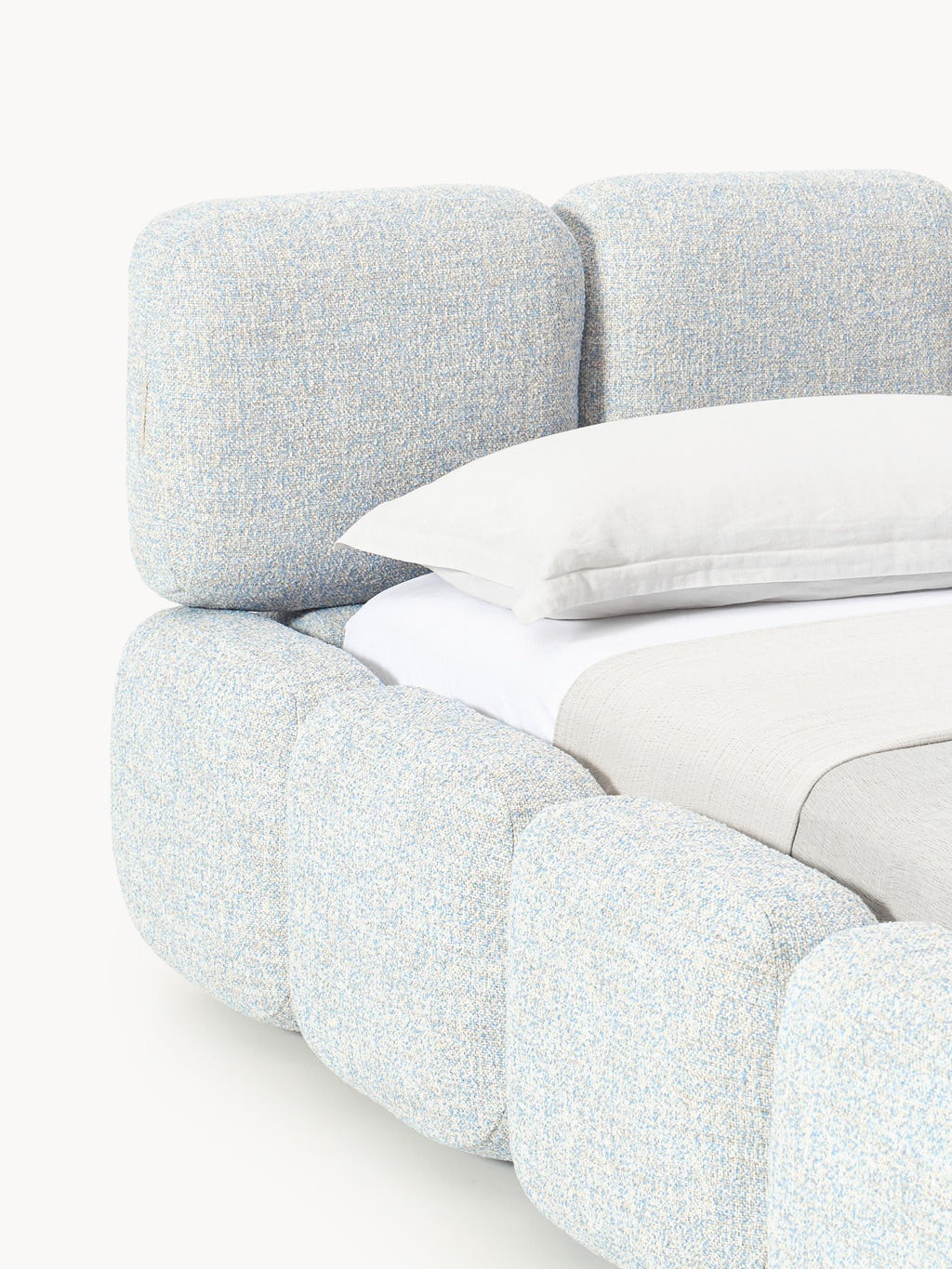 Tayla Upholstered Bouclé Bed