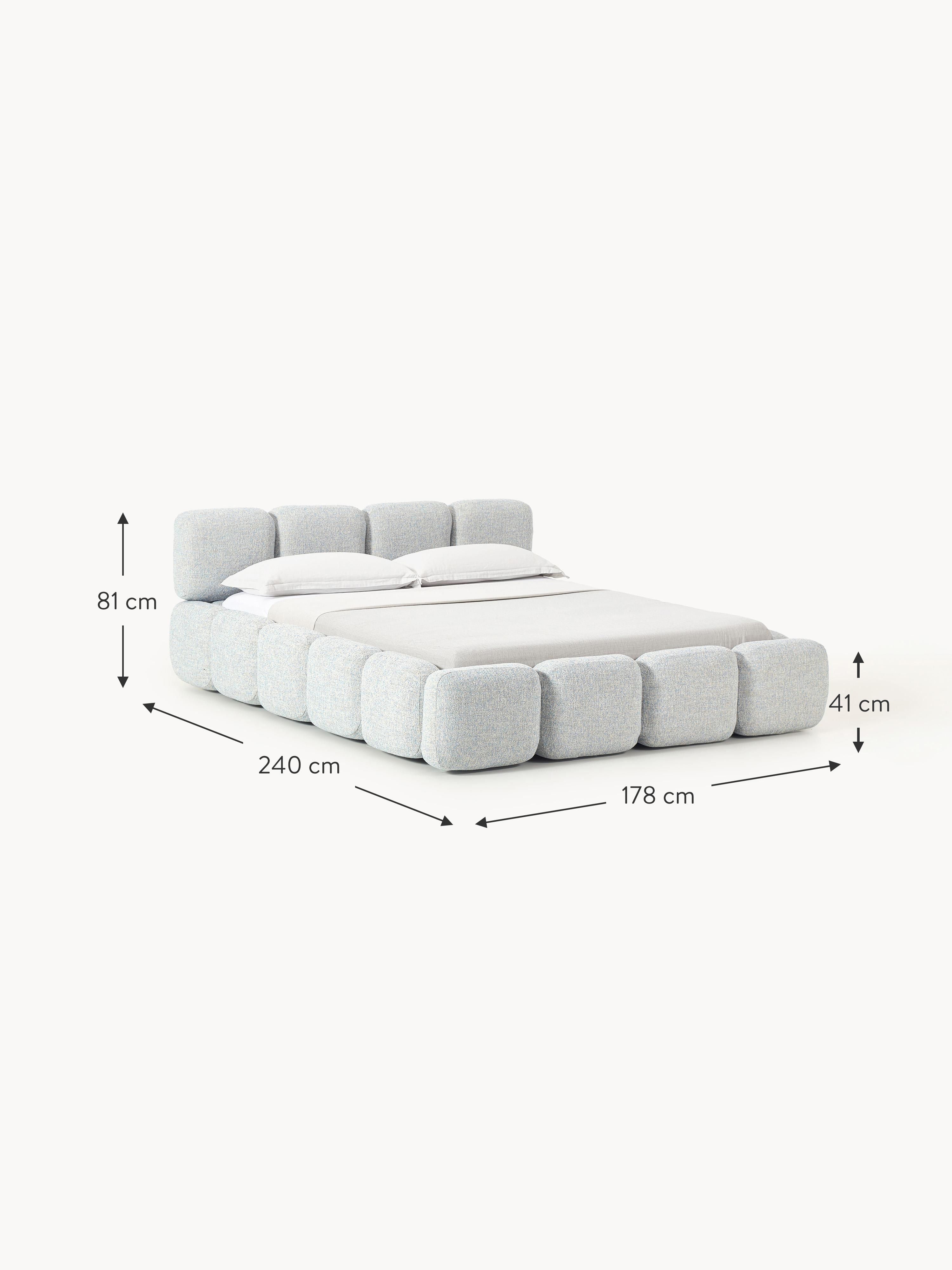 Tayla Upholstered Bouclé Bed