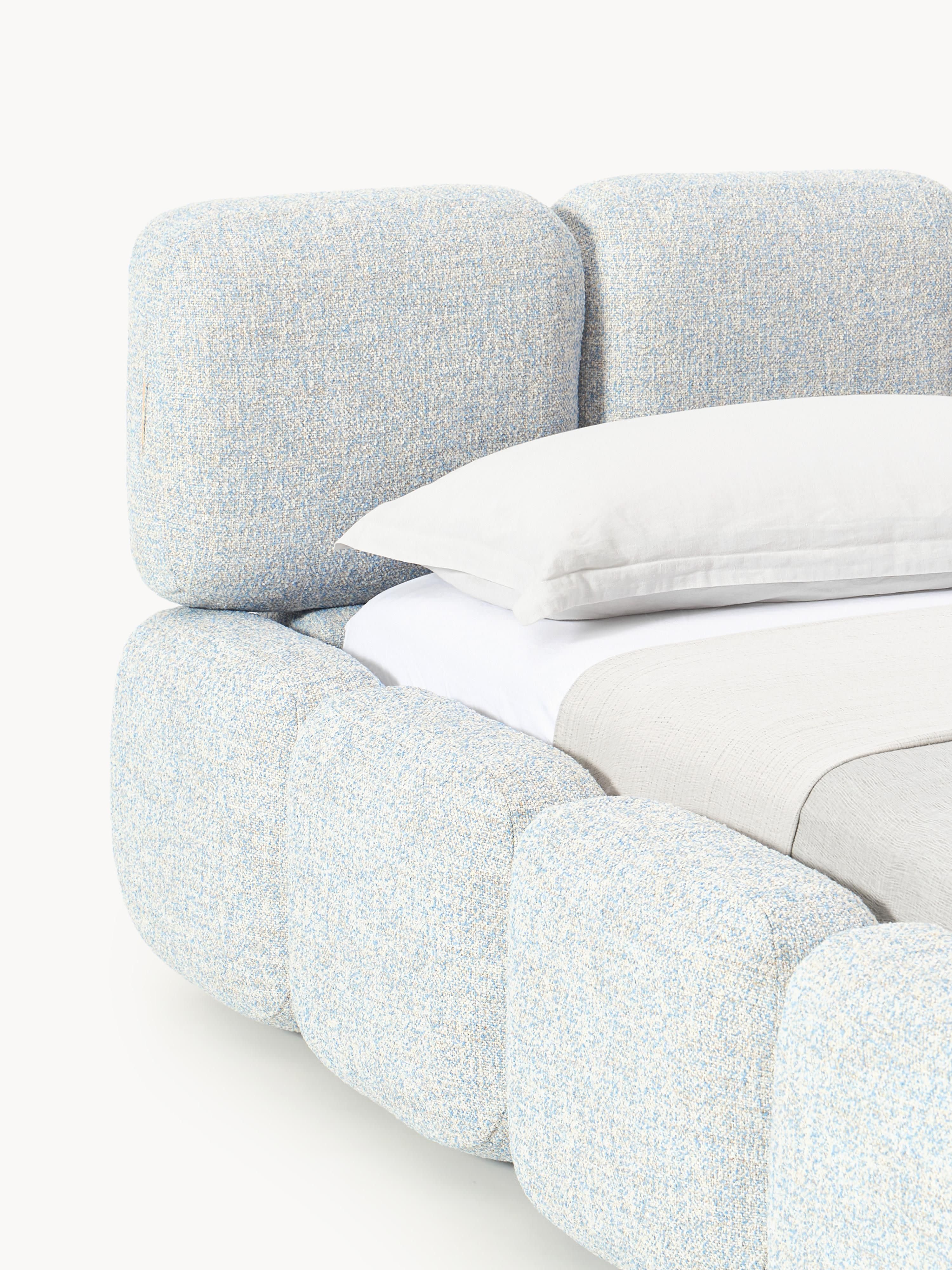 Tayla Upholstered Bouclé Bed