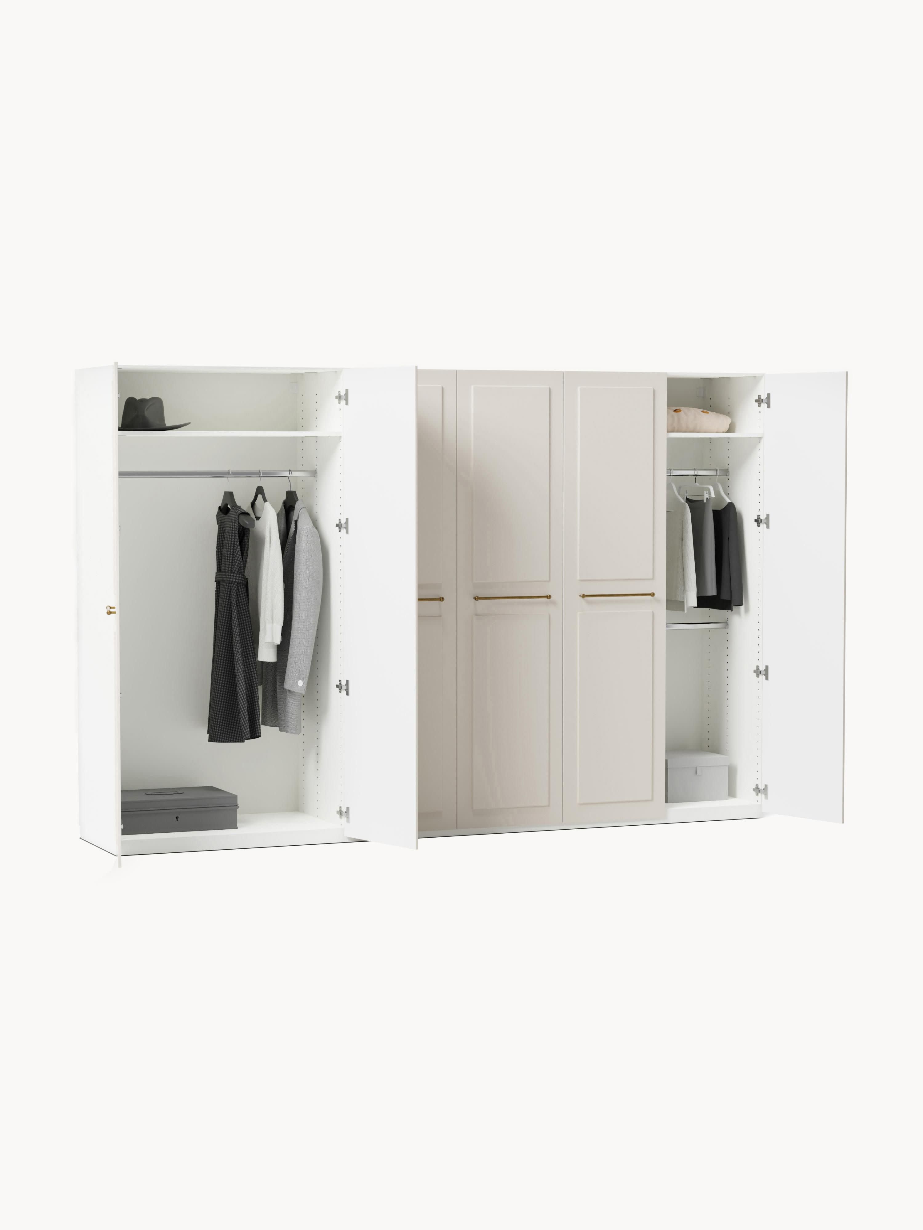 Charlotte Modular Hinged Door Wardrobe, 300 cm Wide, in various sizes