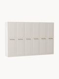 Gallery image 1 - Modular Hinged Door Wardrobe Charlotte, 300 cm Wide, in various sizes