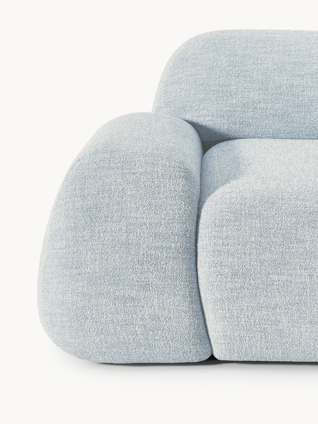 Wolke Modular Bouclé Sofa (3-seater)