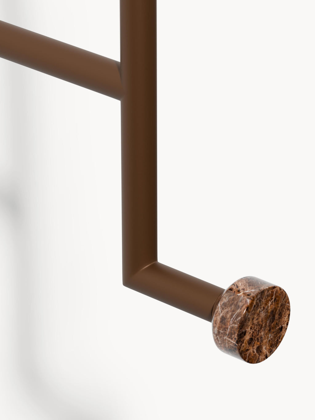 Disa Wall-Mounted Coat Rack with Marble Hooks