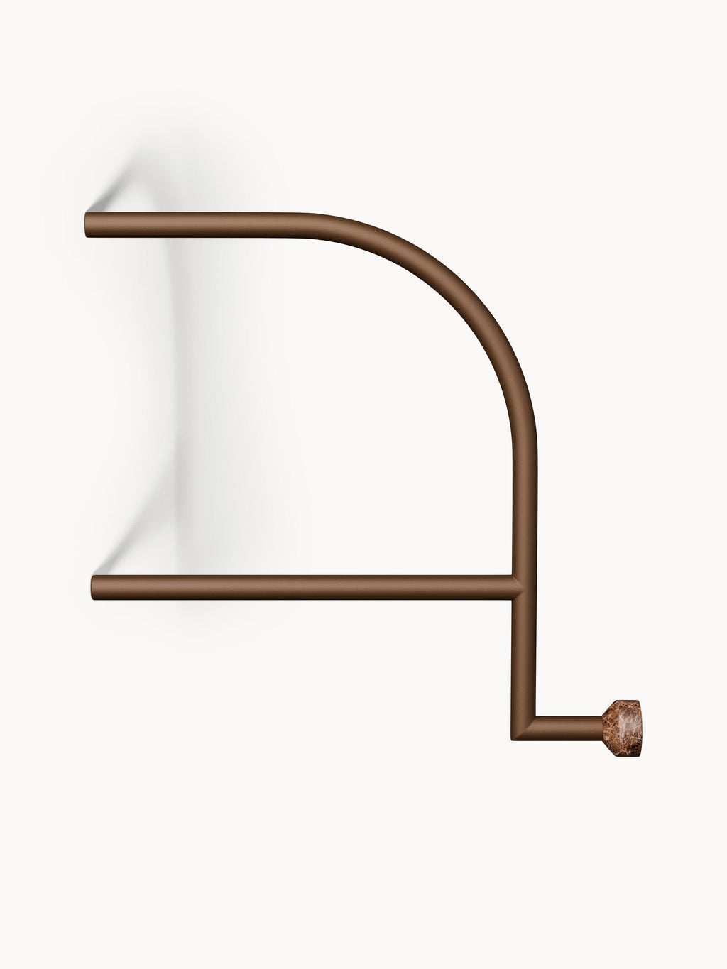 Disa Wall-Mounted Coat Rack with Marble Hooks