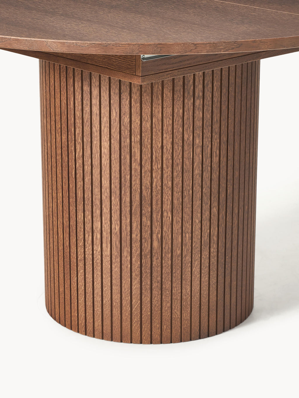 Filo Extendable Dining Table with Groove Structure, 120 - 160 x 75 cm