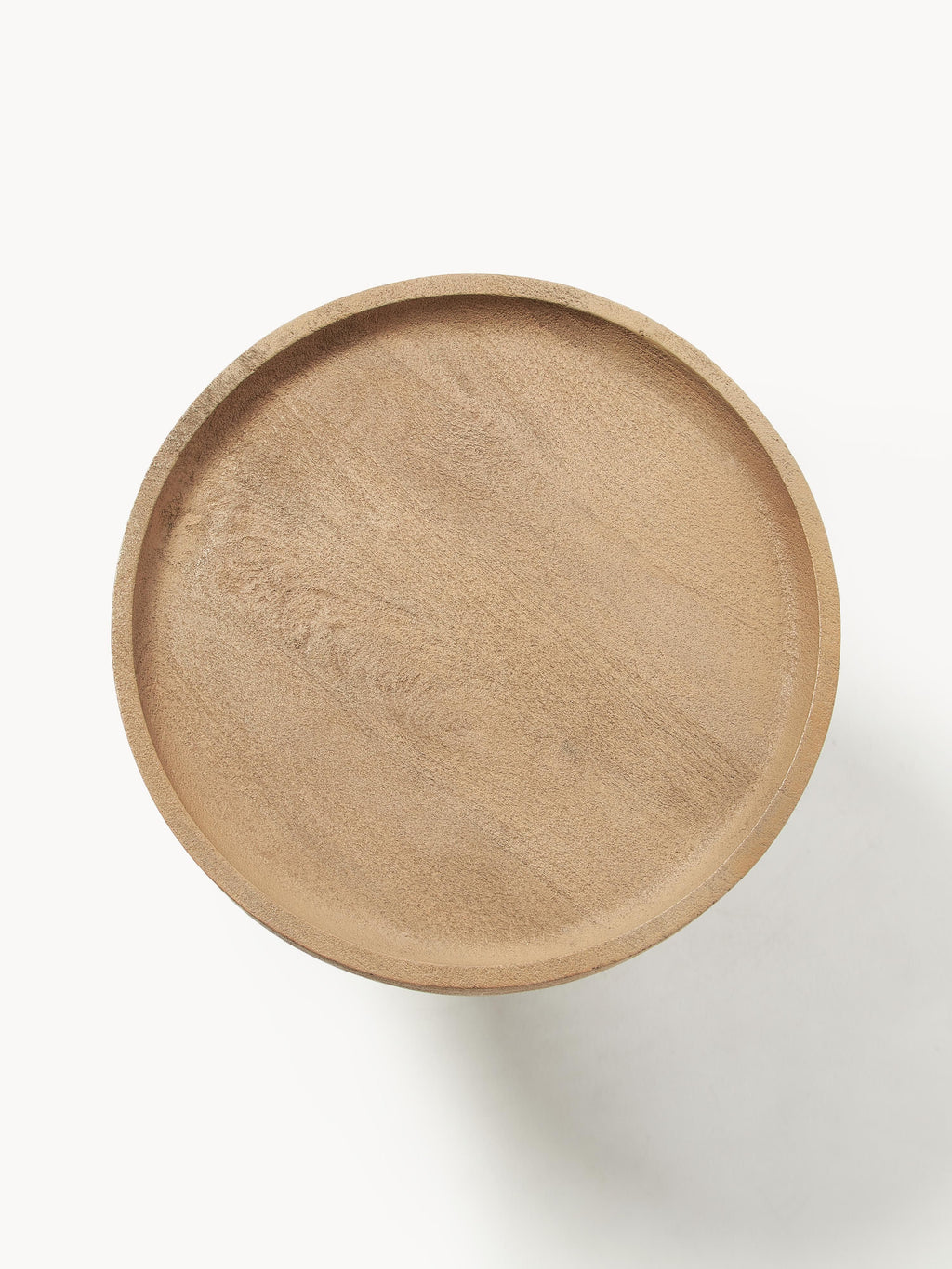 Benno Round Mango Wood Side Table