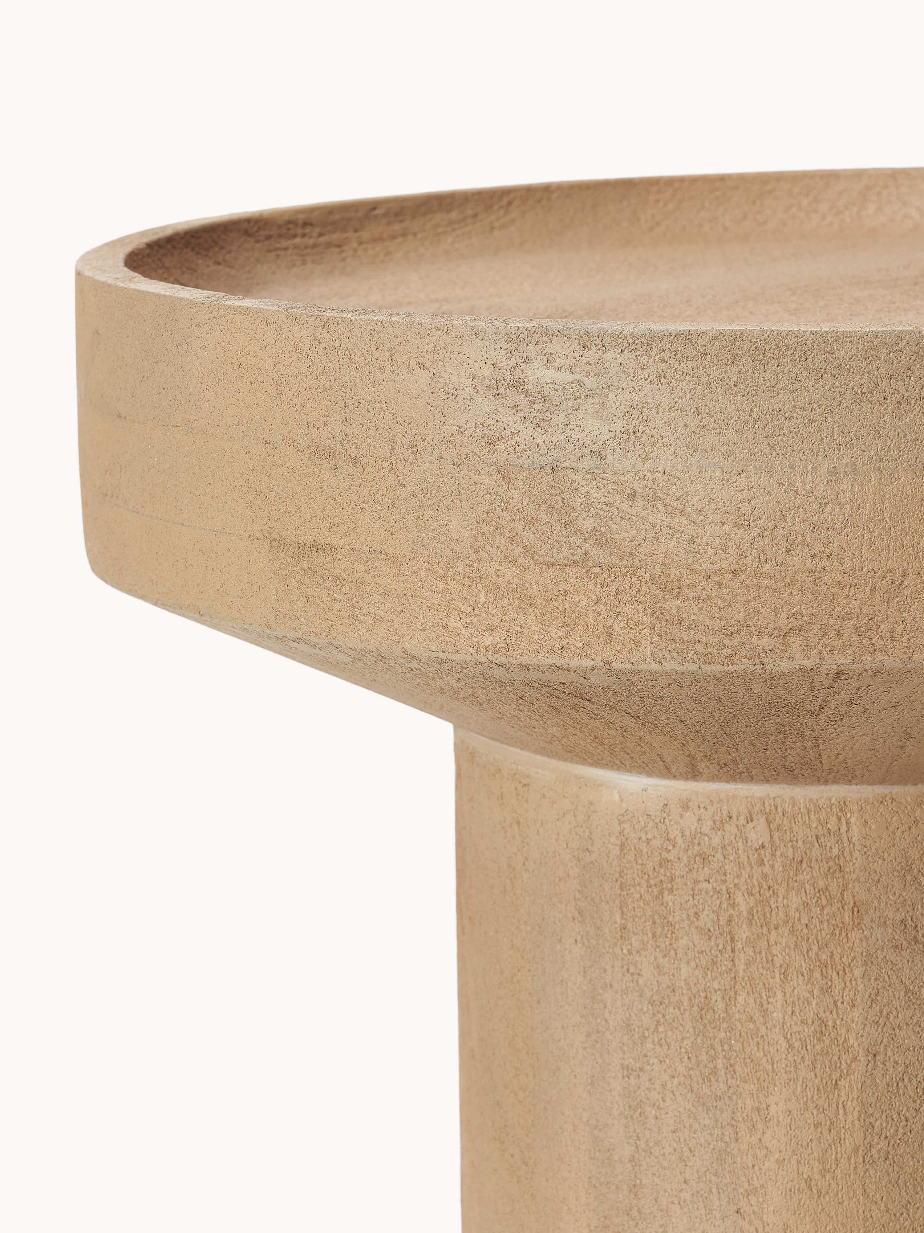 Benno Round Mango Wood Side Table