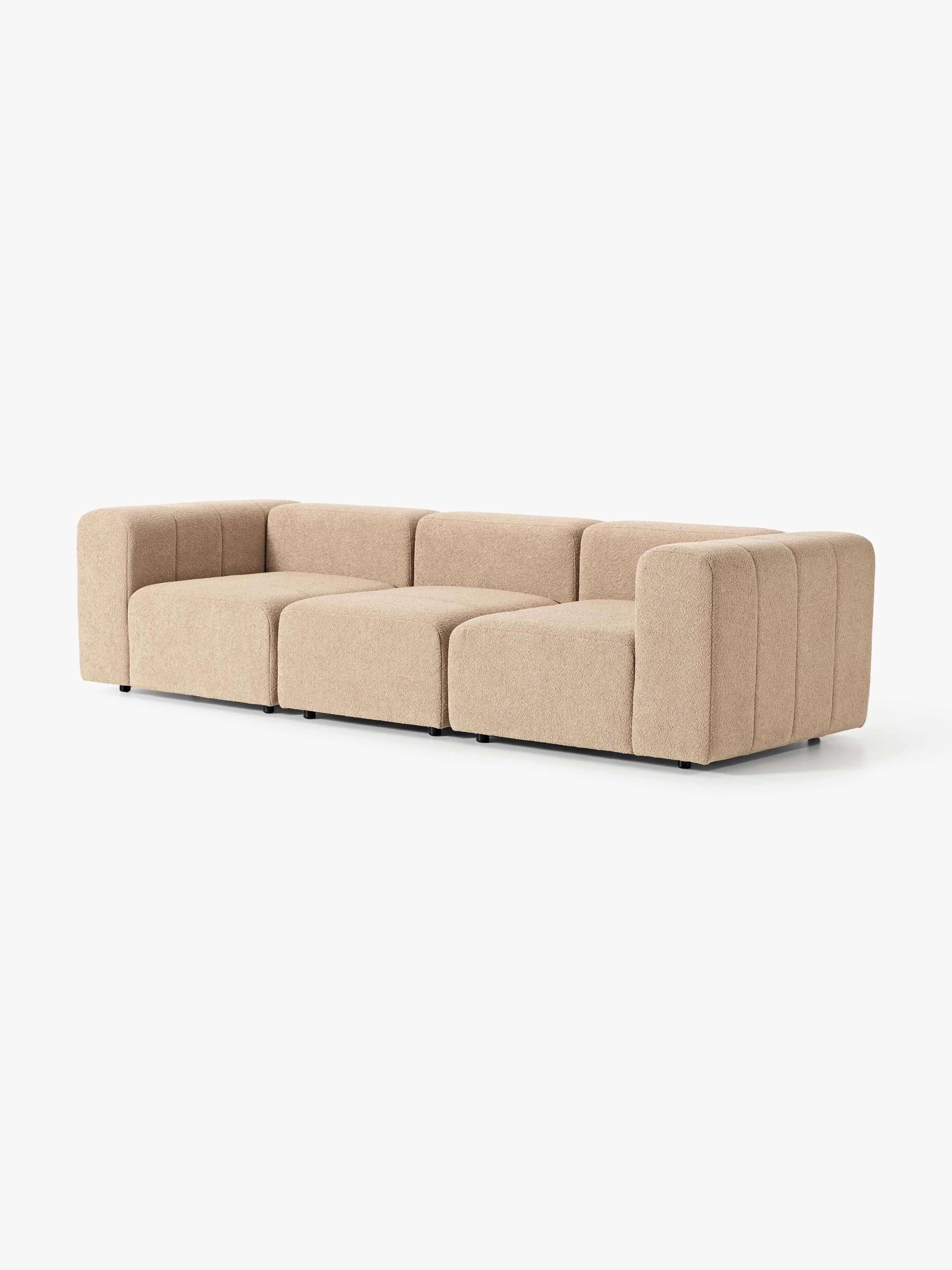Lena Bouclé Modular Sofa (4-seater)