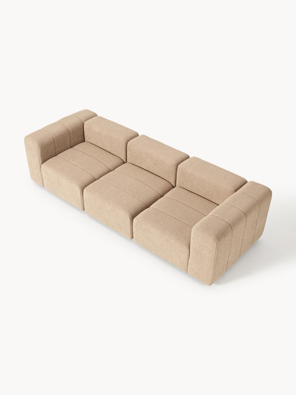 Lena Bouclé Modular Sofa (4-seater)