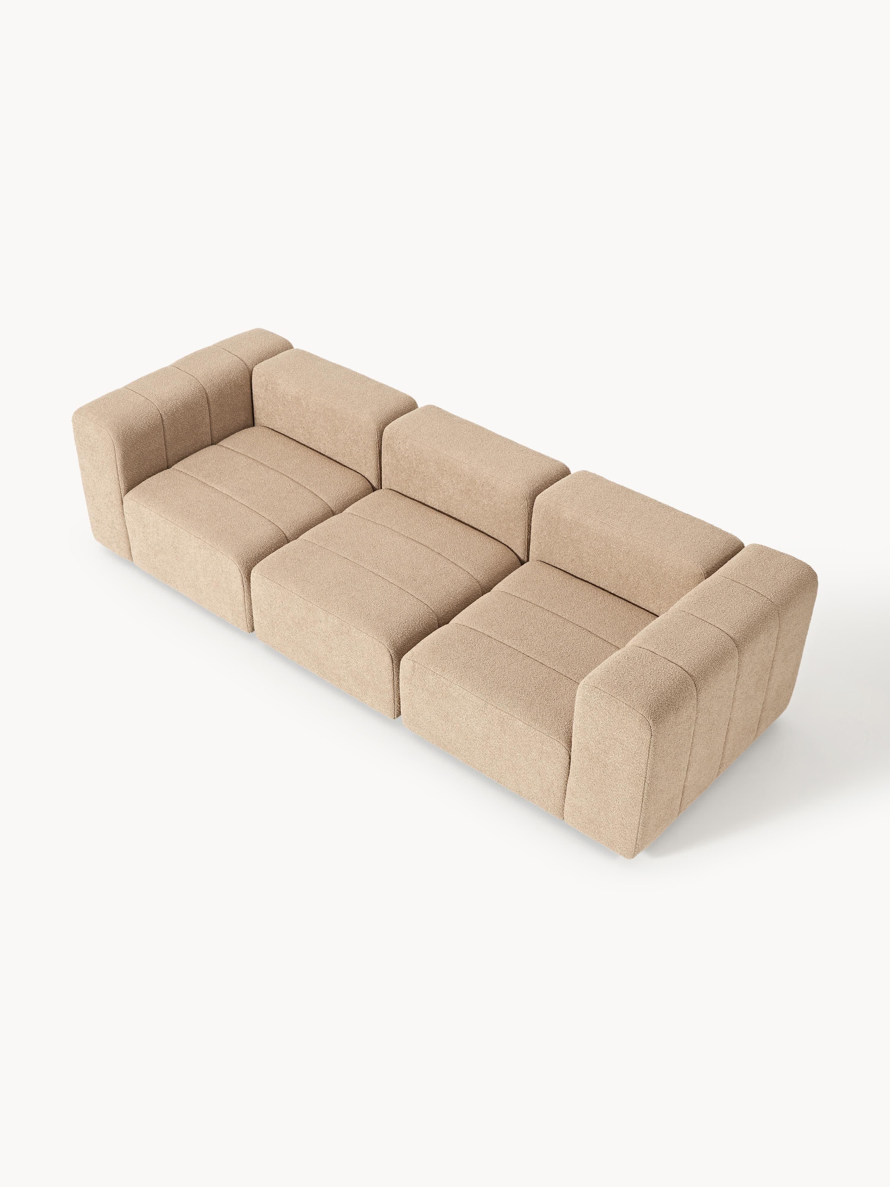 Lena Bouclé Modular Sofa (4-seater)