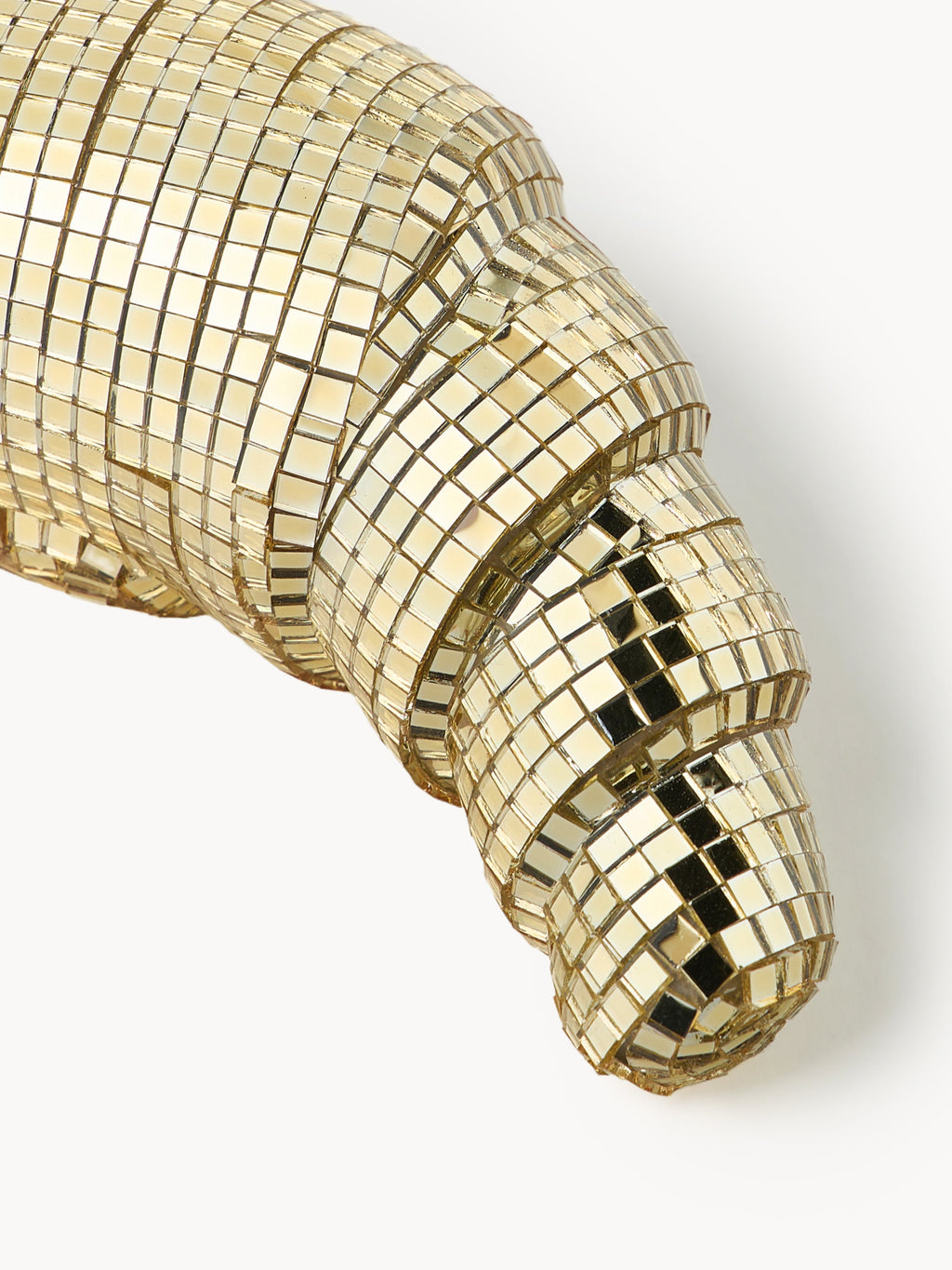 Disco Croissant Glittering Decorative Object