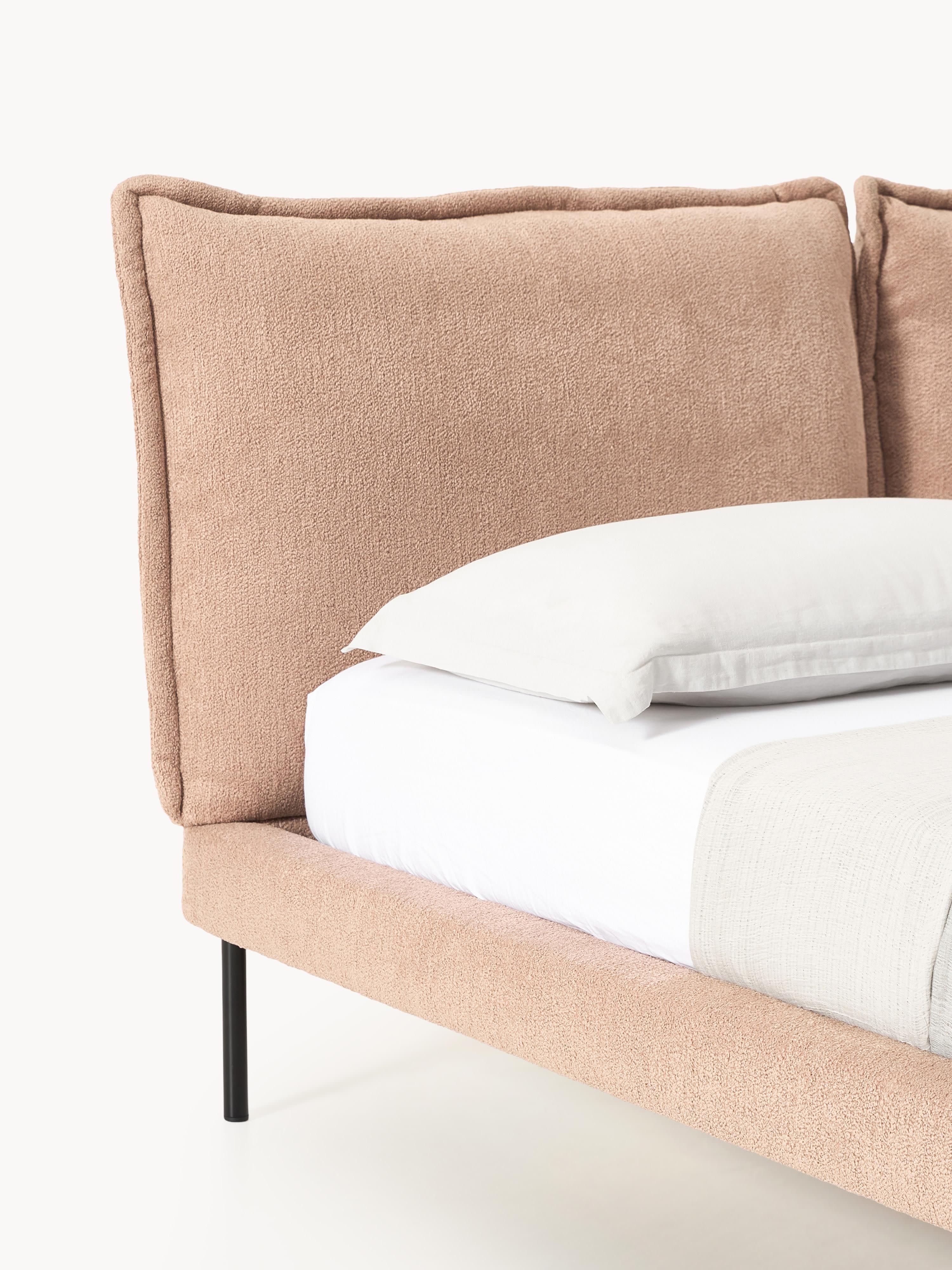 Amelia Upholstered Teddy Bouclé Bed