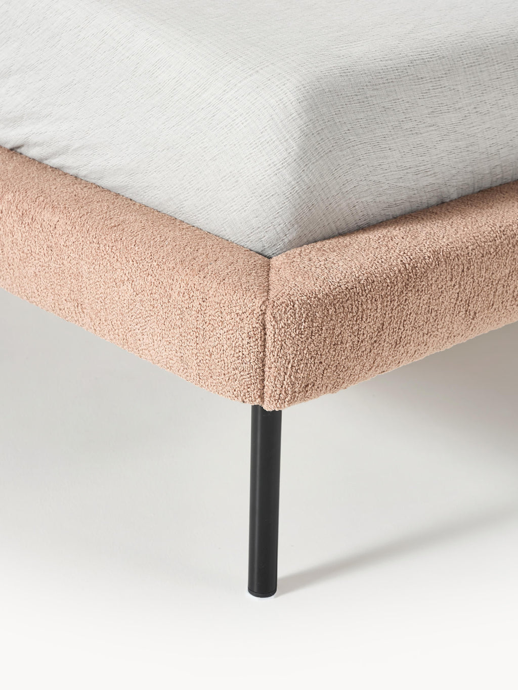 Amelia Upholstered Teddy Bouclé Bed