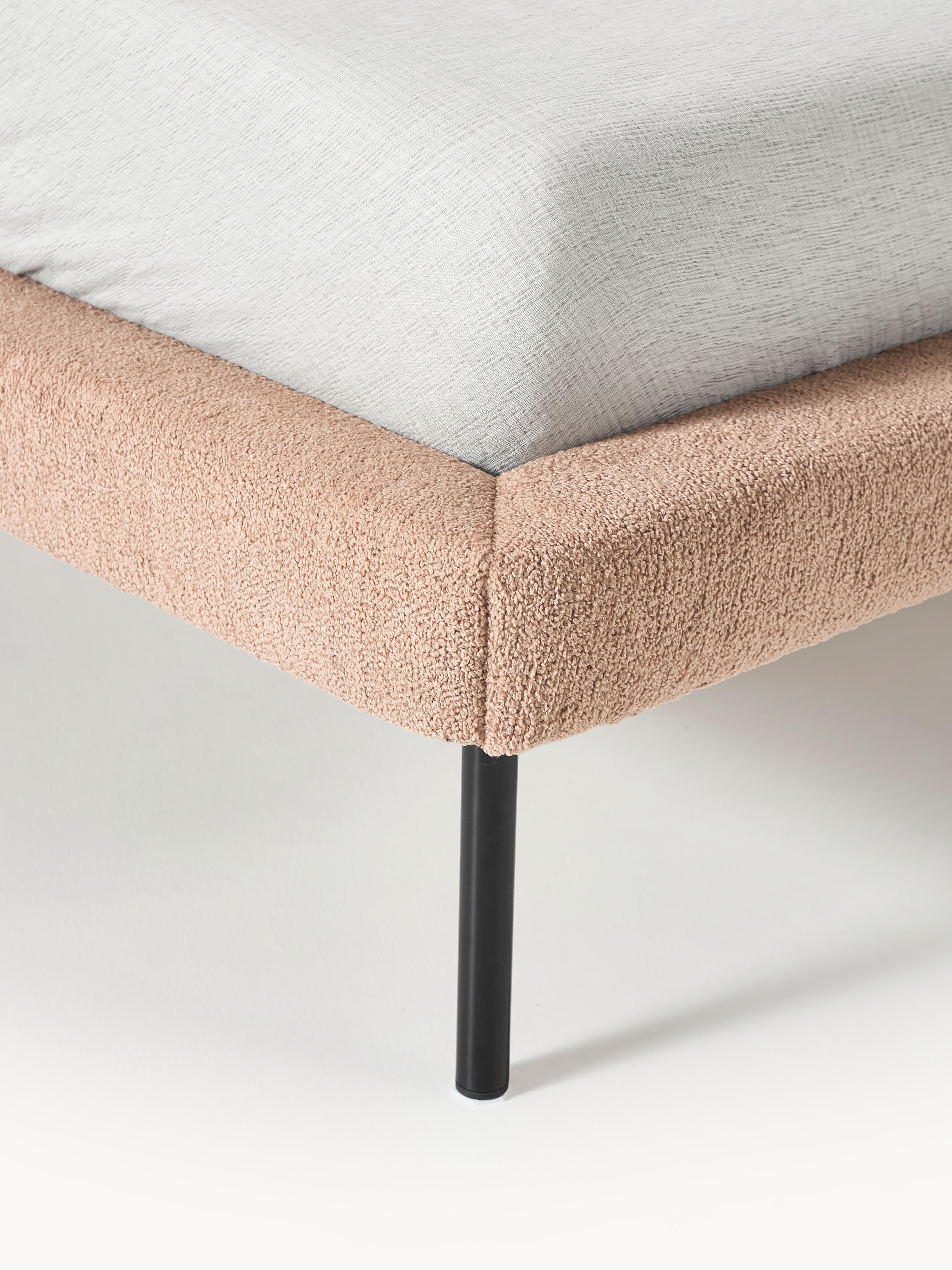 Amelia Upholstered Teddy Bouclé Bed