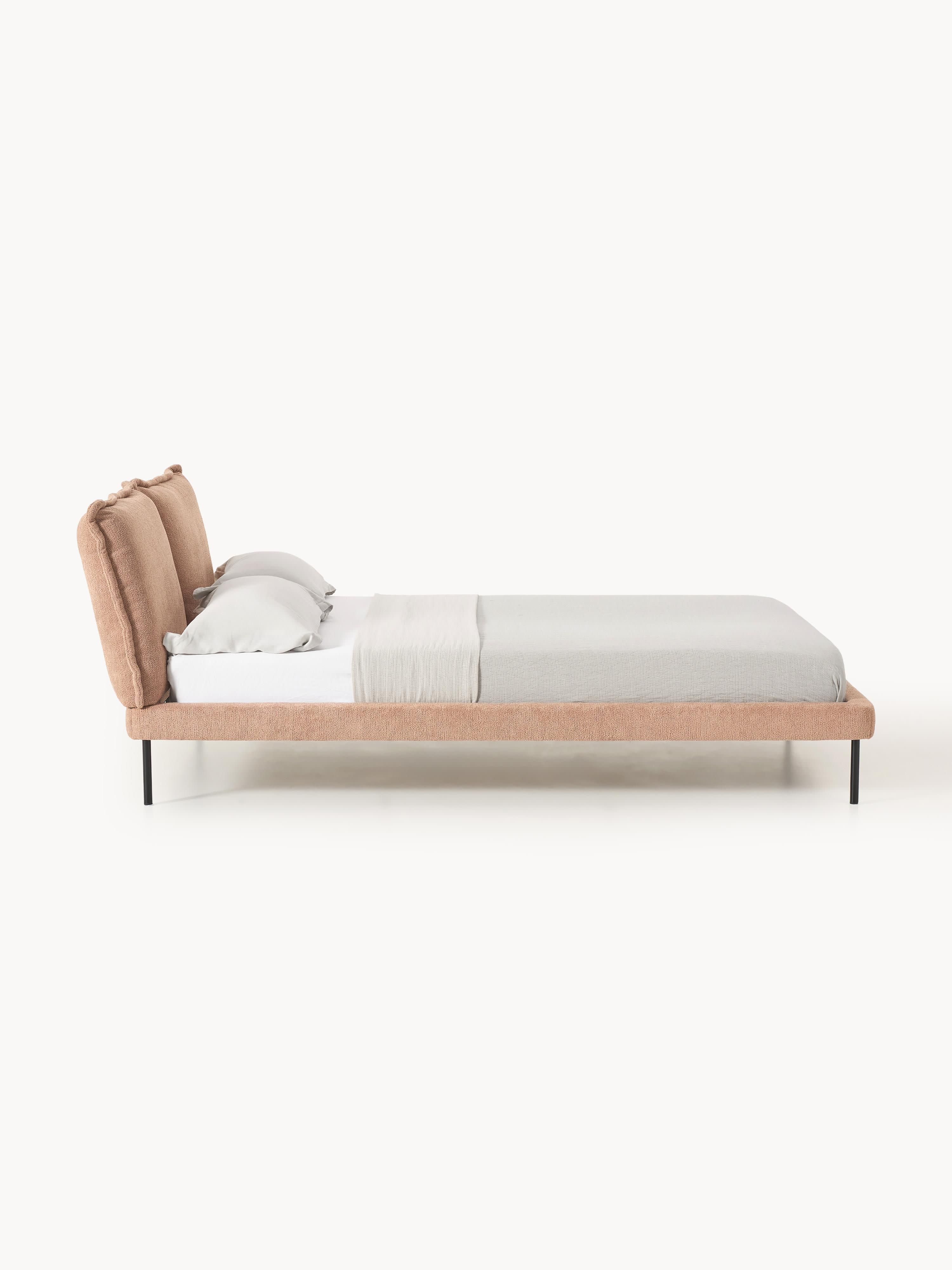 Amelia Upholstered Teddy Bouclé Bed