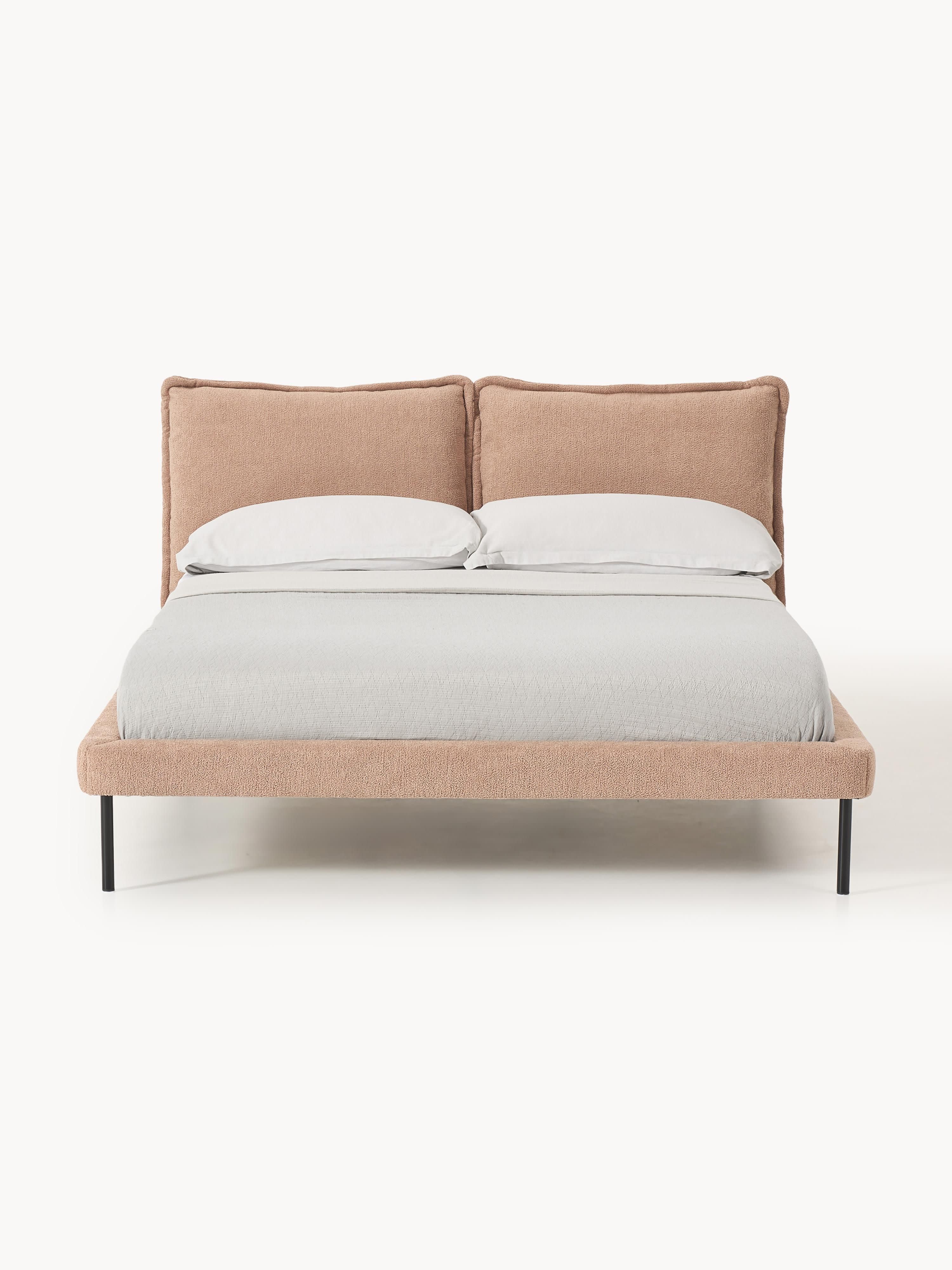 Amelia Upholstered Teddy Bouclé Bed