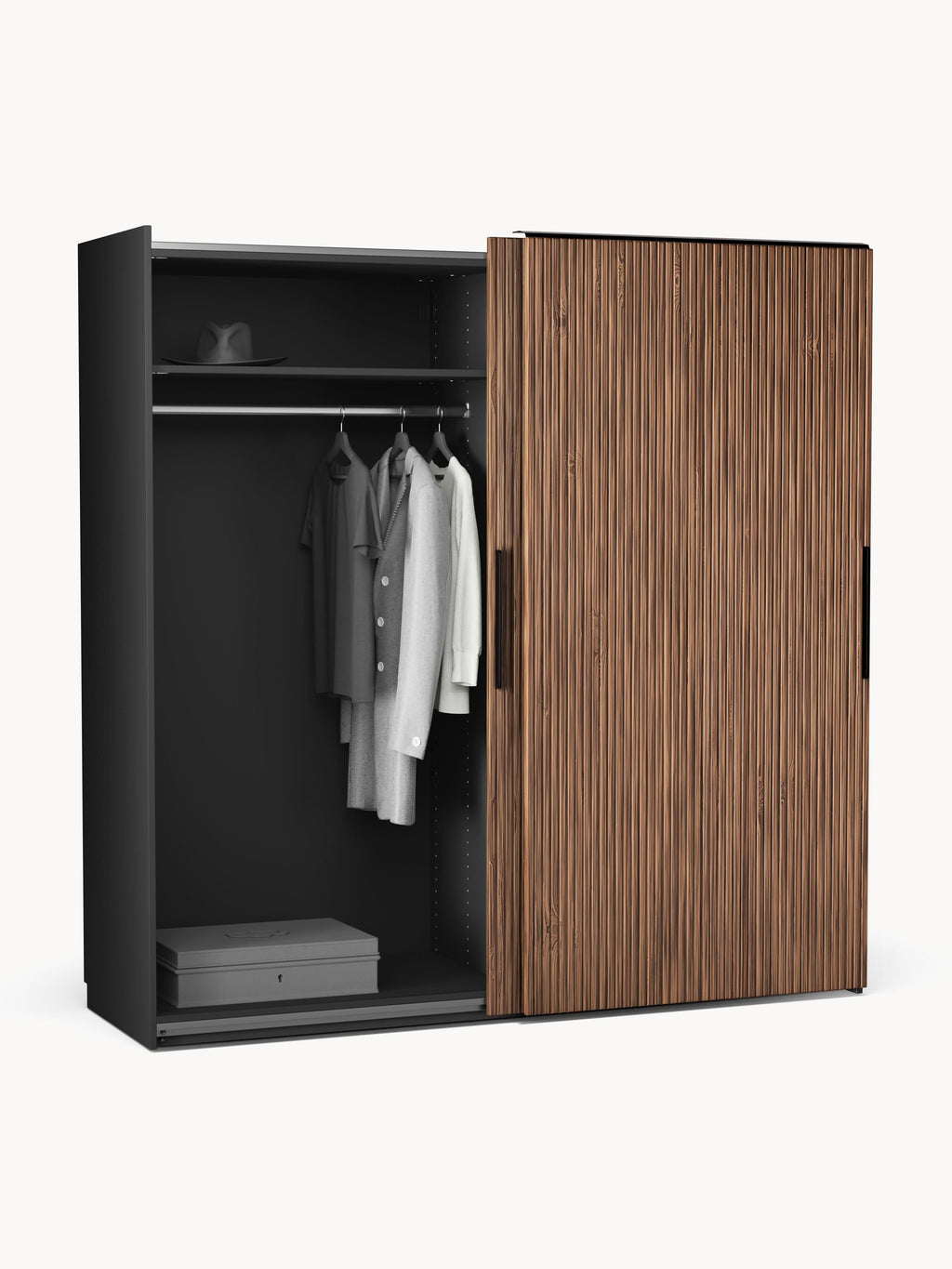 Simone Modular Sliding Door Wardrobe, 200 cm Wide, in various sizes
