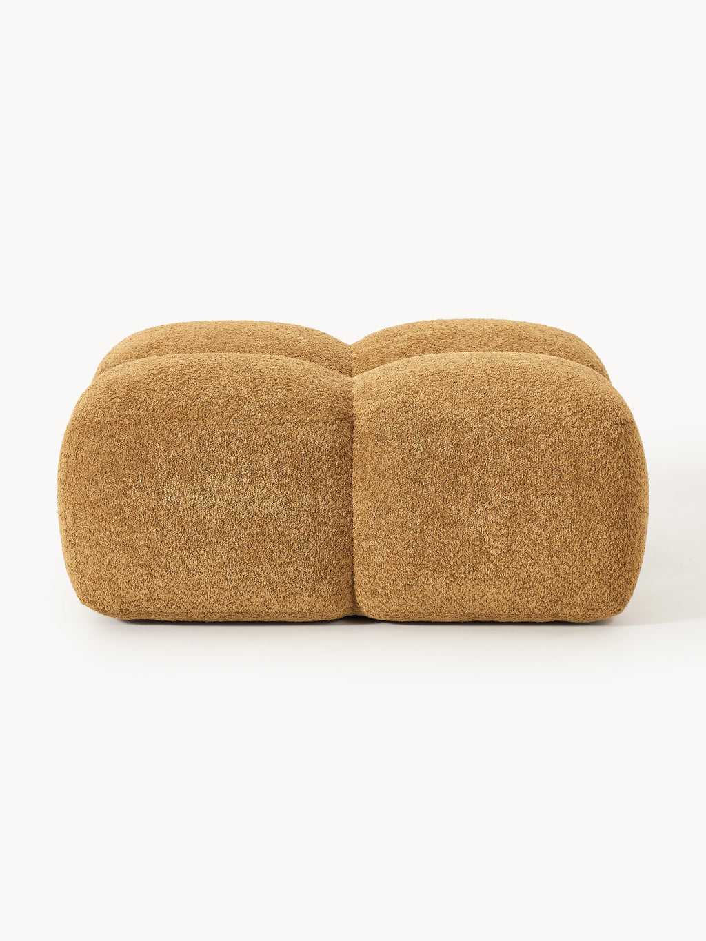 Tayla Teddy-Bouclé Ottoman