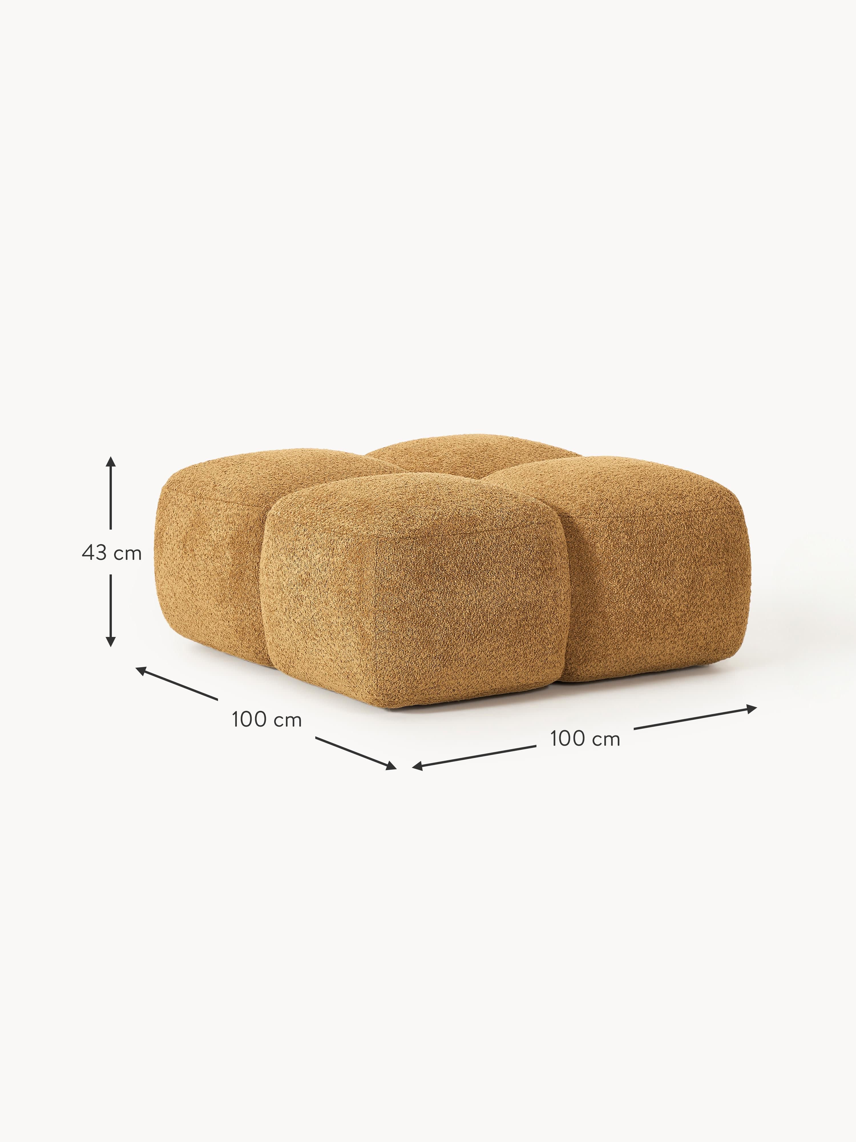 Tayla Teddy-Bouclé Ottoman