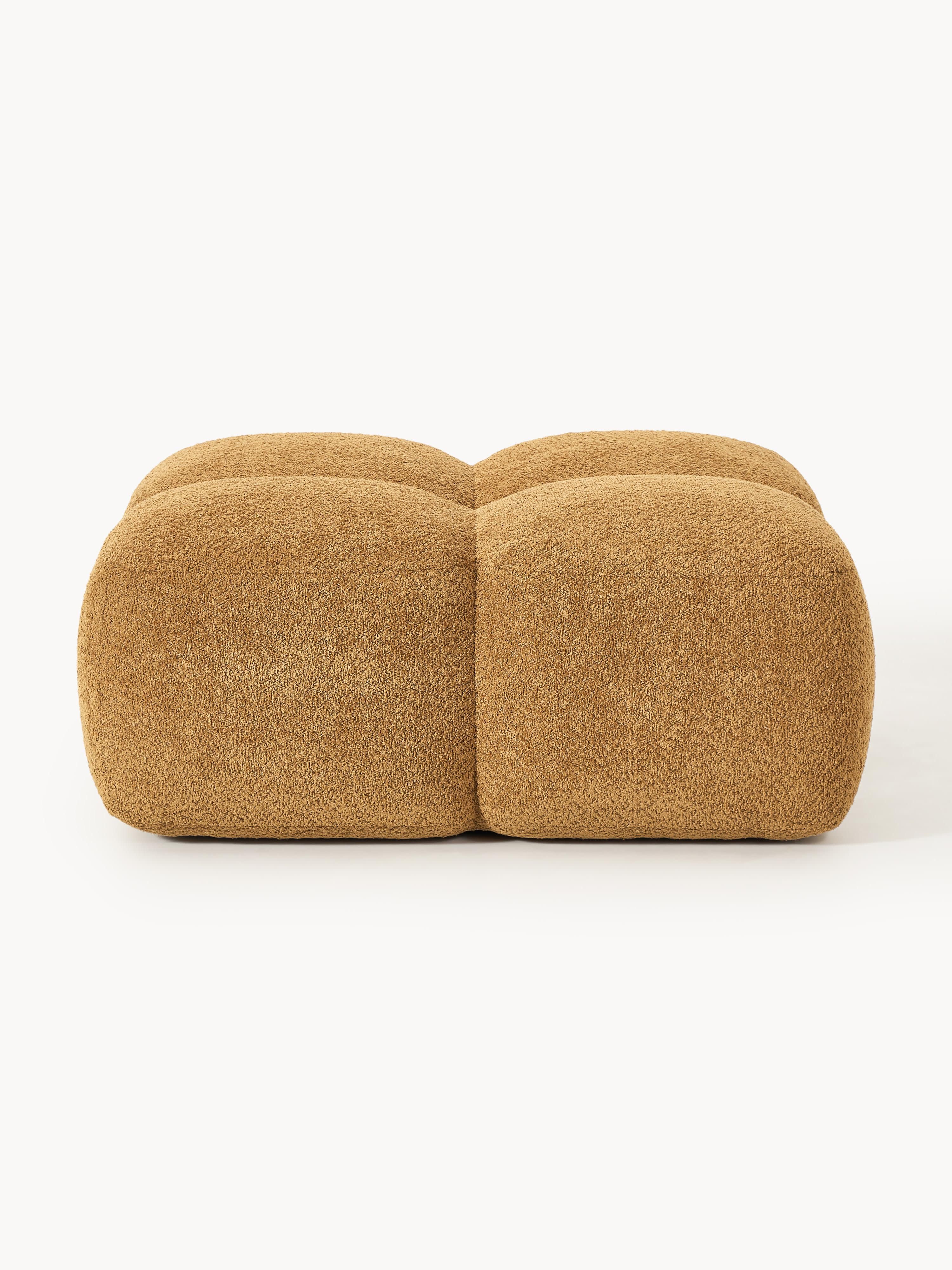 Tayla Teddy-Bouclé Ottoman
